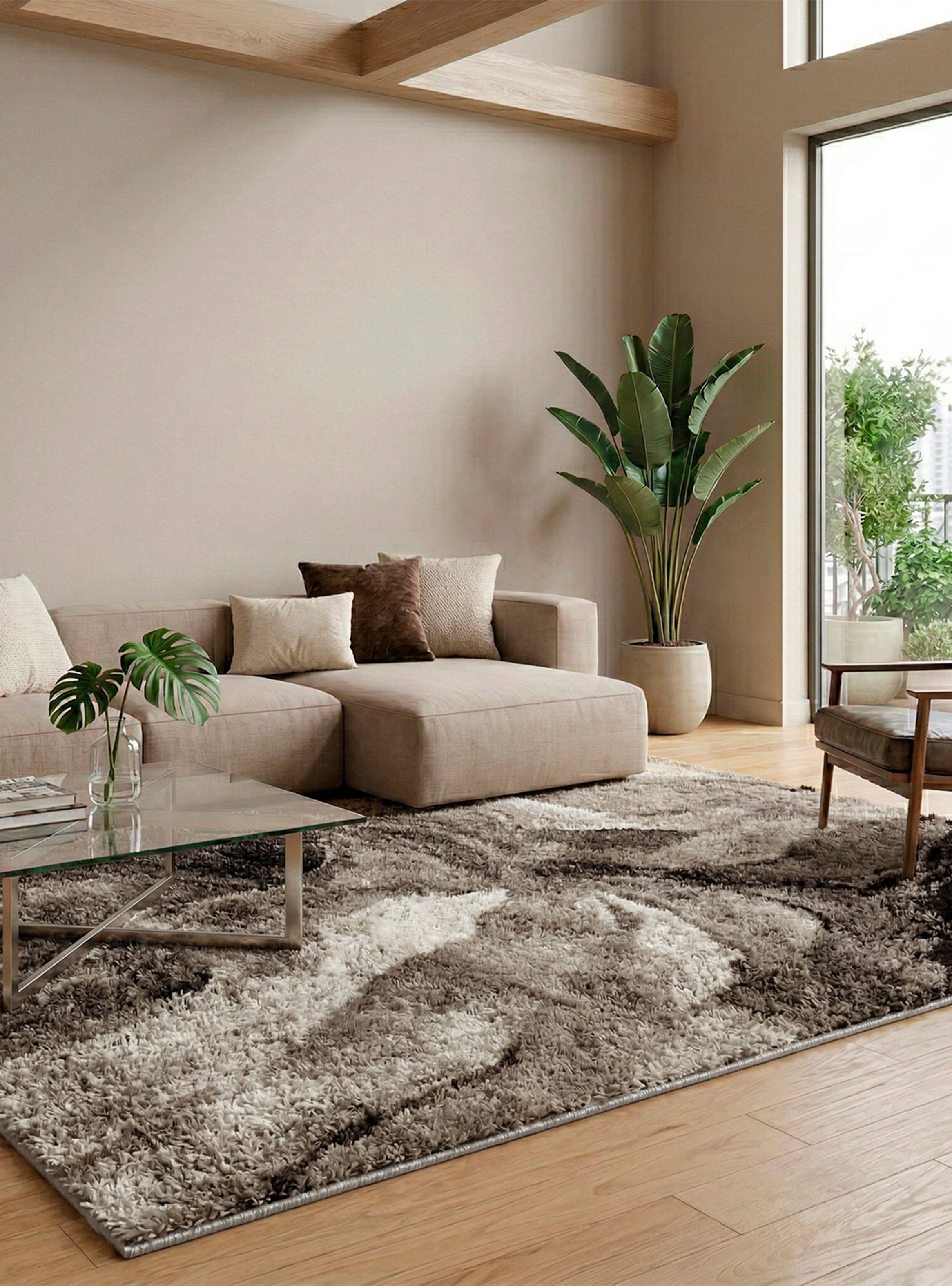 Alfombra Paint 160x230 cm Beige-2