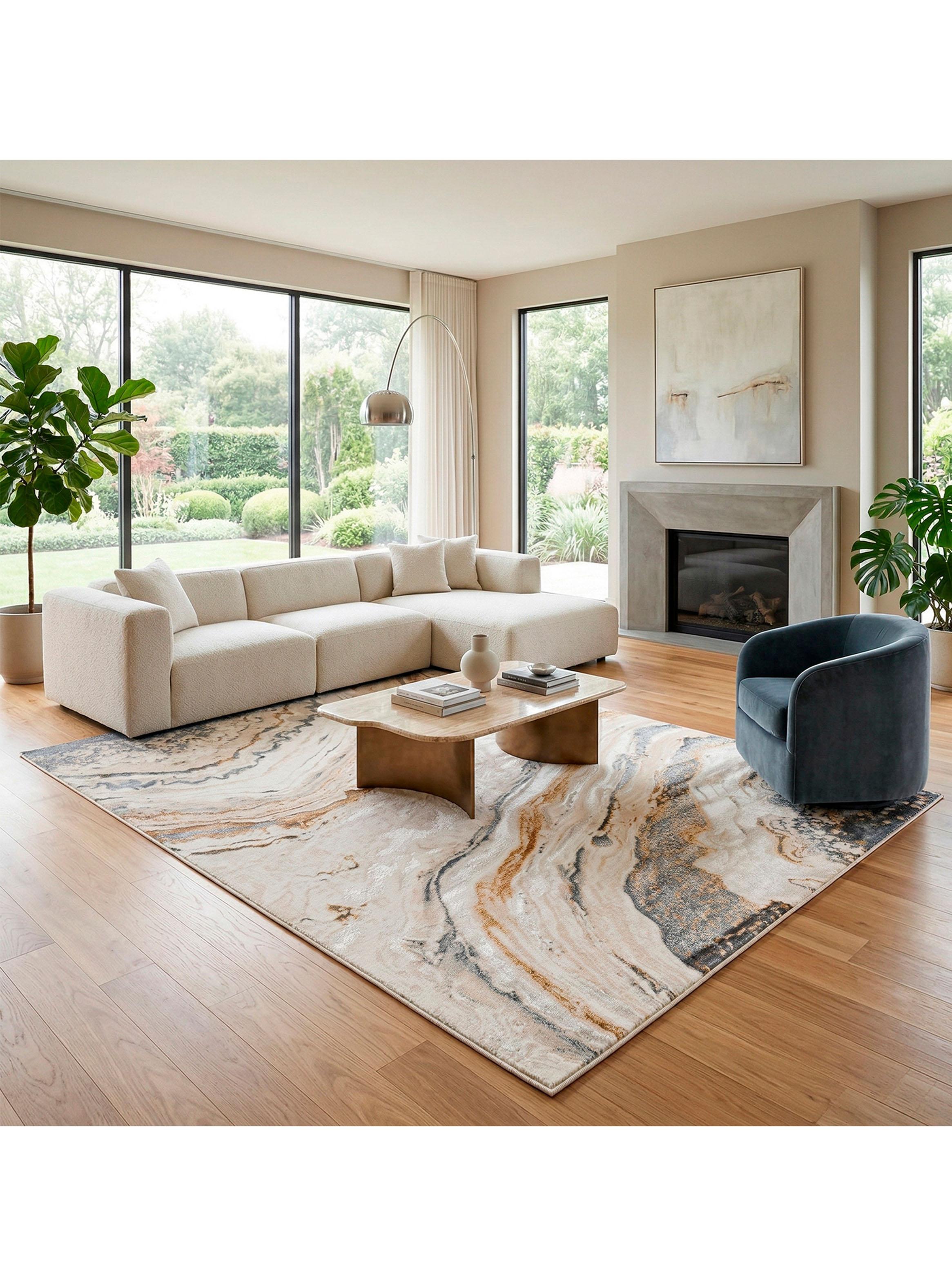 Alfombra Oak 160x230 cm Líneas-2