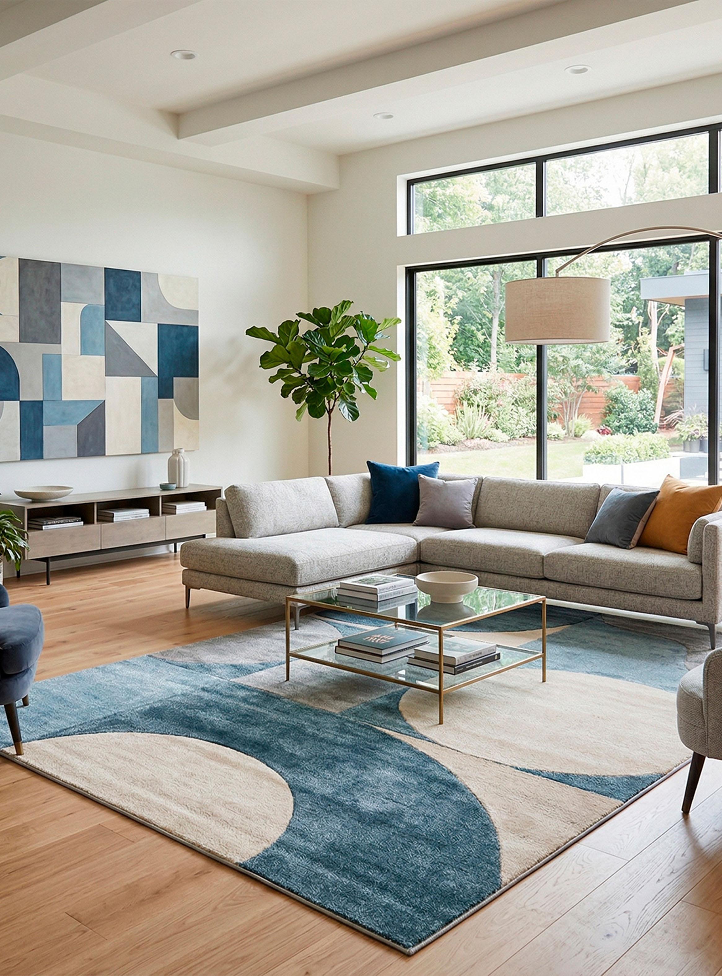 Alfombra Oporto Multicolor 133x190 cm-2