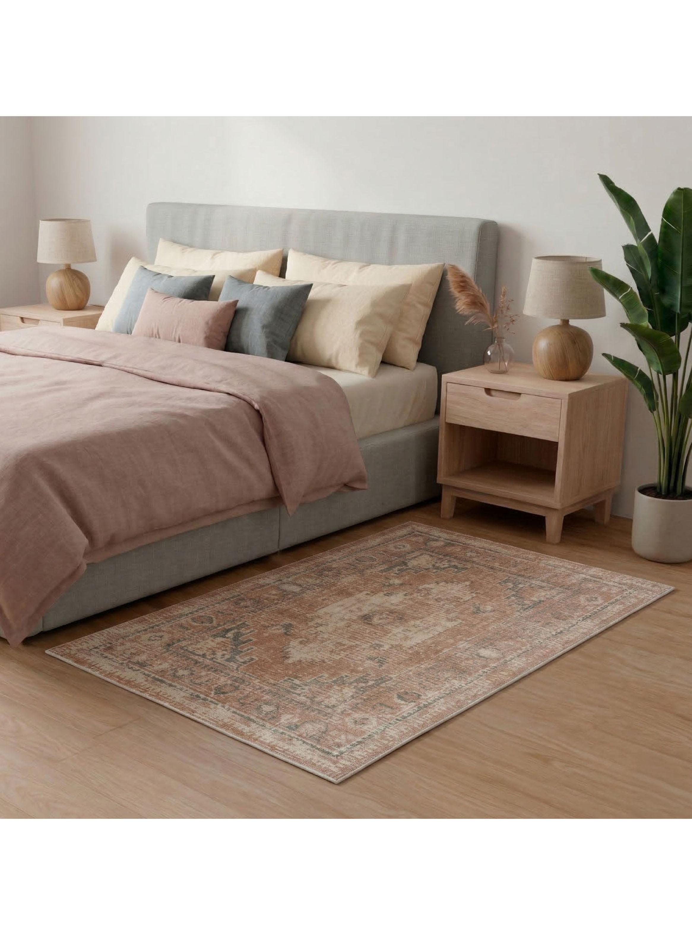 Bajada de Cama Peaceful 60x120 cm Multi Coral-2