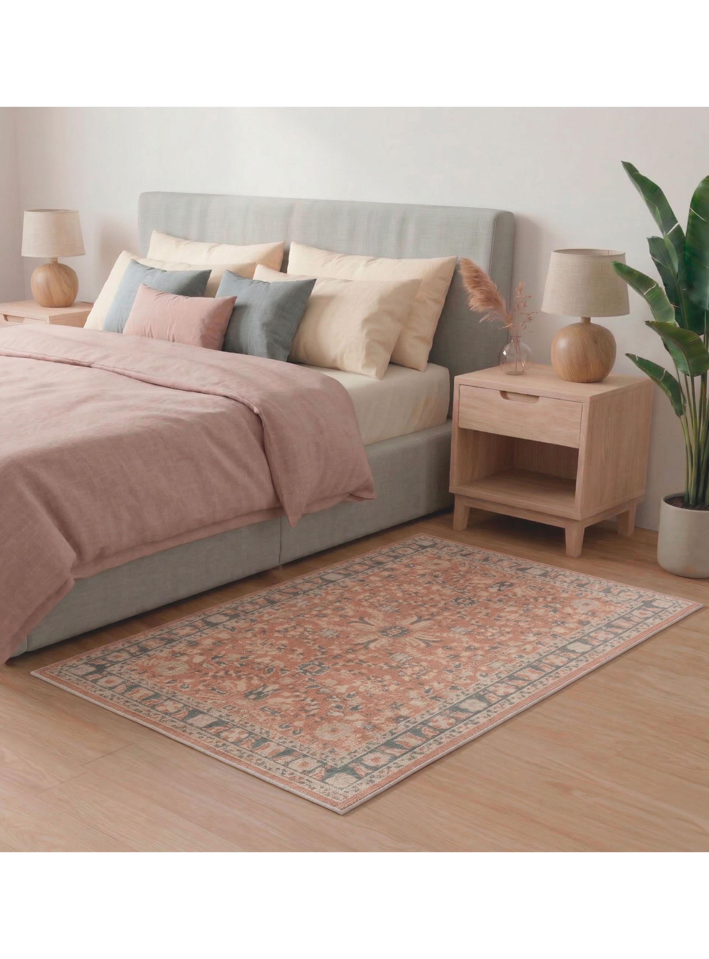 Bajada de Cama Peaceful 60x120 cm Coral-2