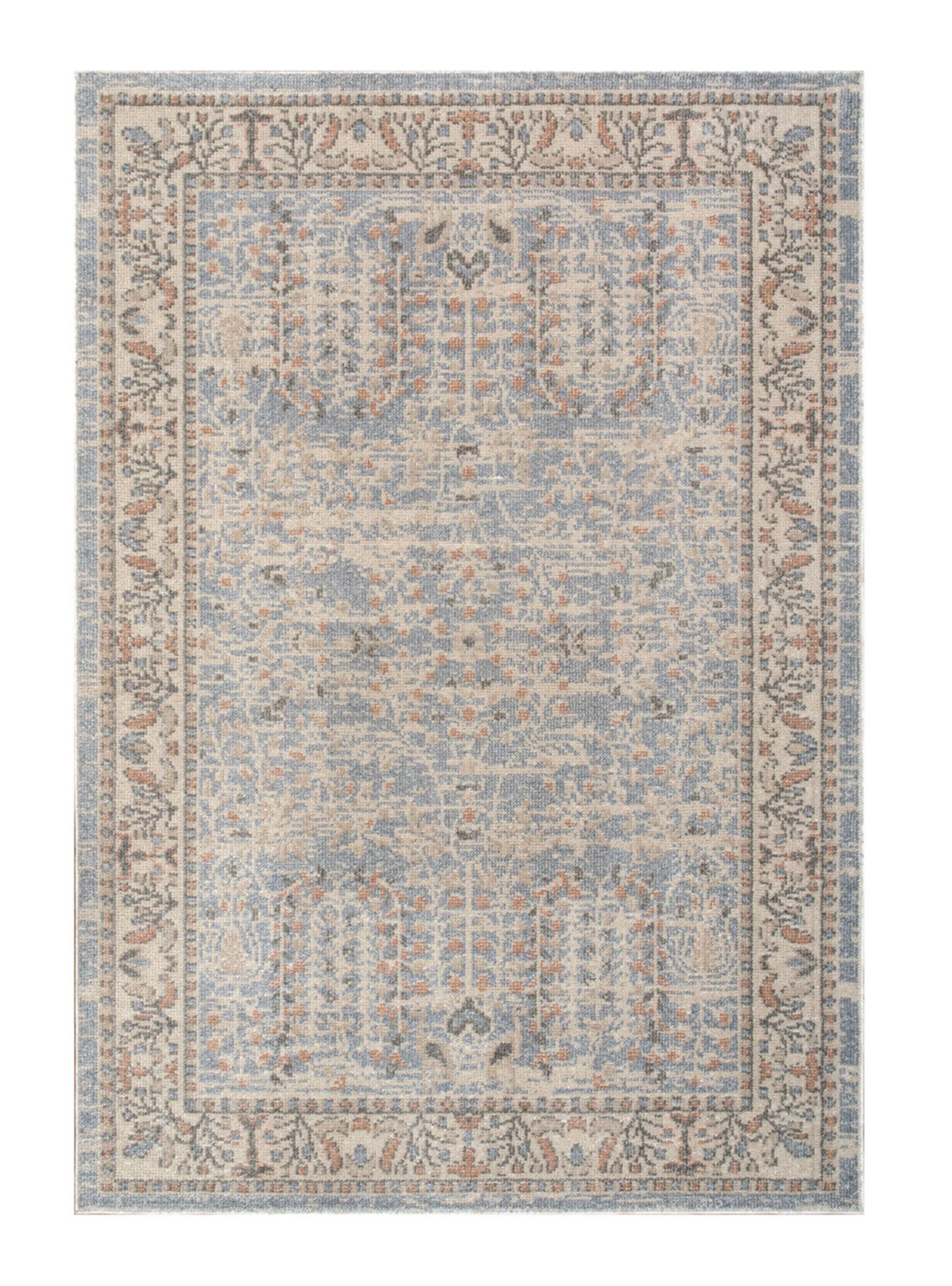 Alfombra de Pasillo Peaceful 60x240 cm Celeste-0