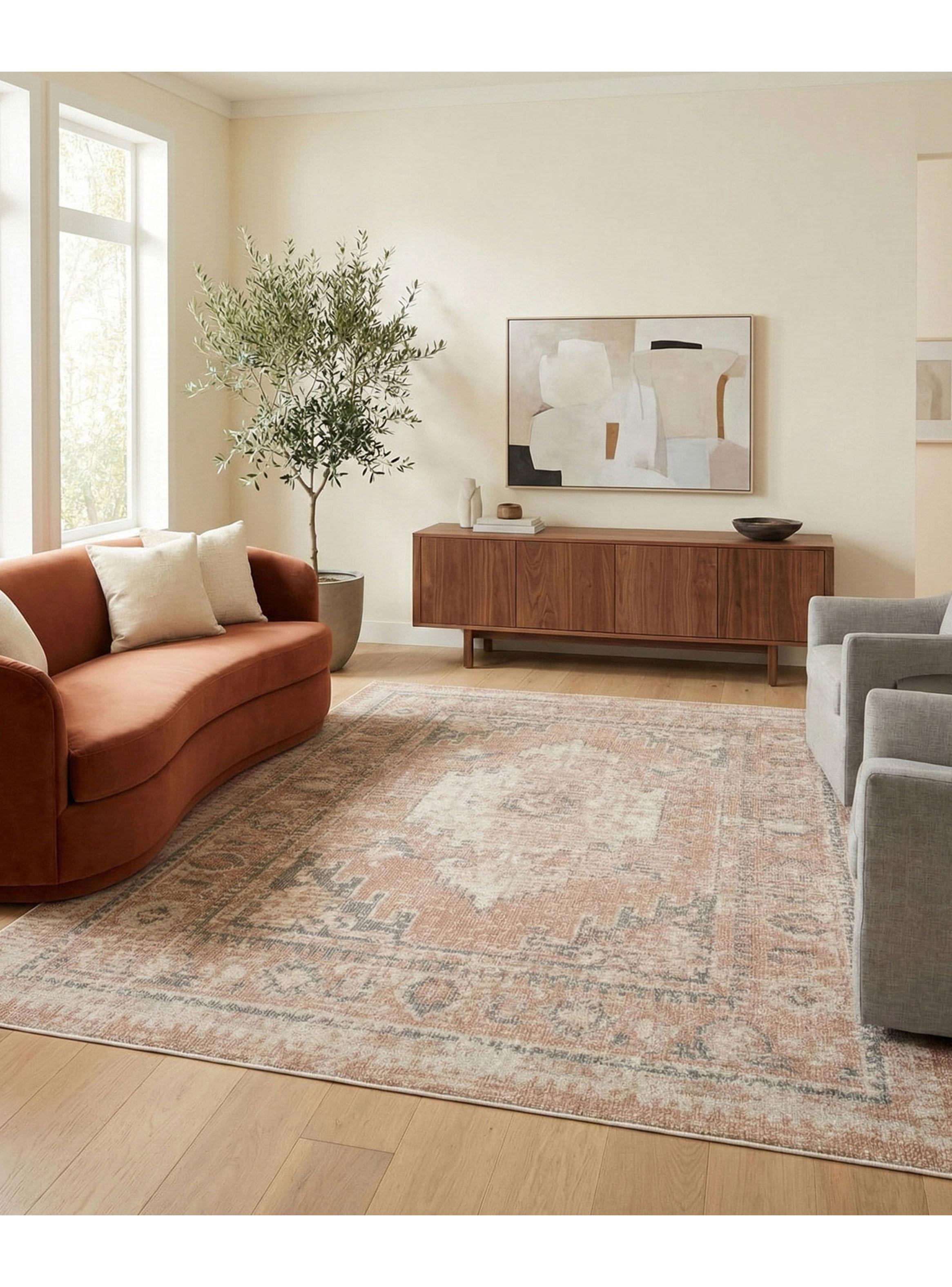 Alfombra Peaceful 200x290 cm Coral-2