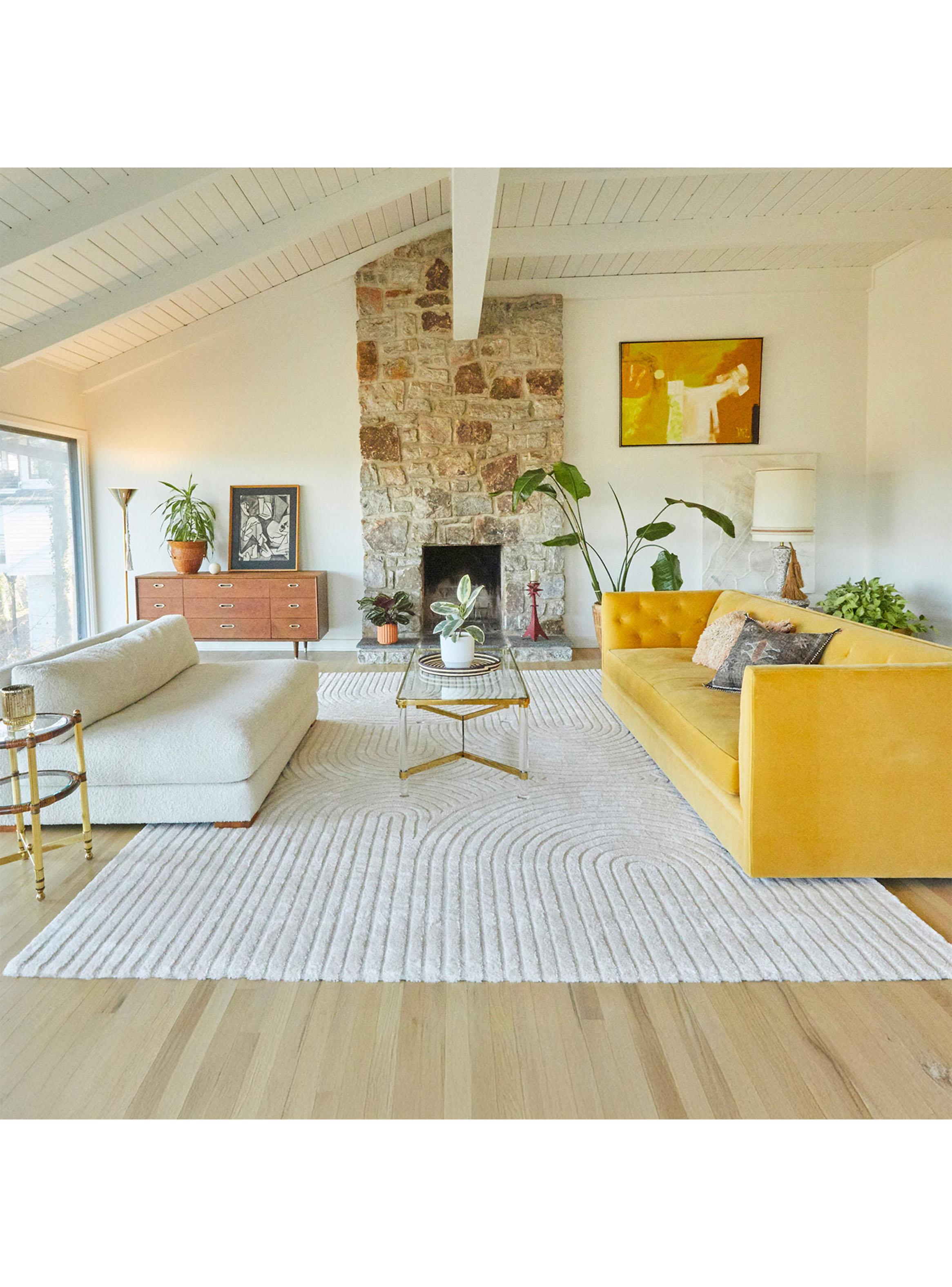 Alfombra Navarra 200x290 cm Blanco-2