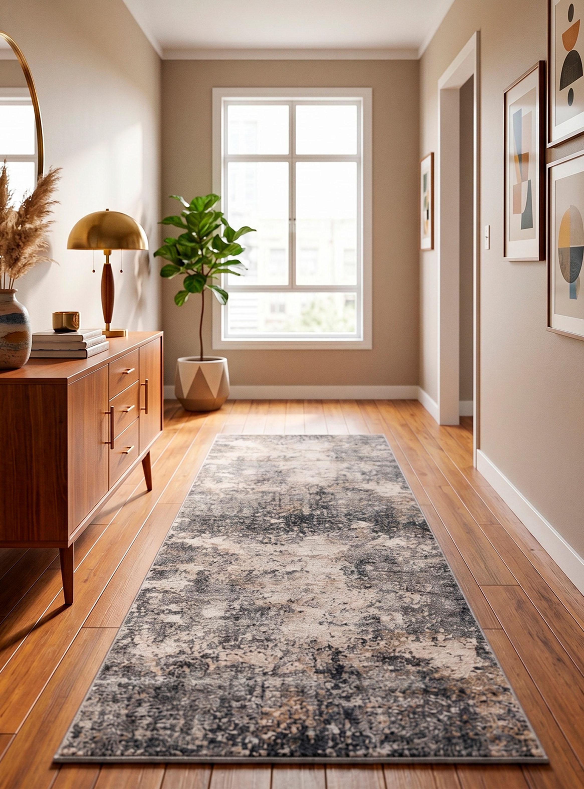 Alfombra Pasillo Magnificent 80x240 cm Cream / L.Grey-2