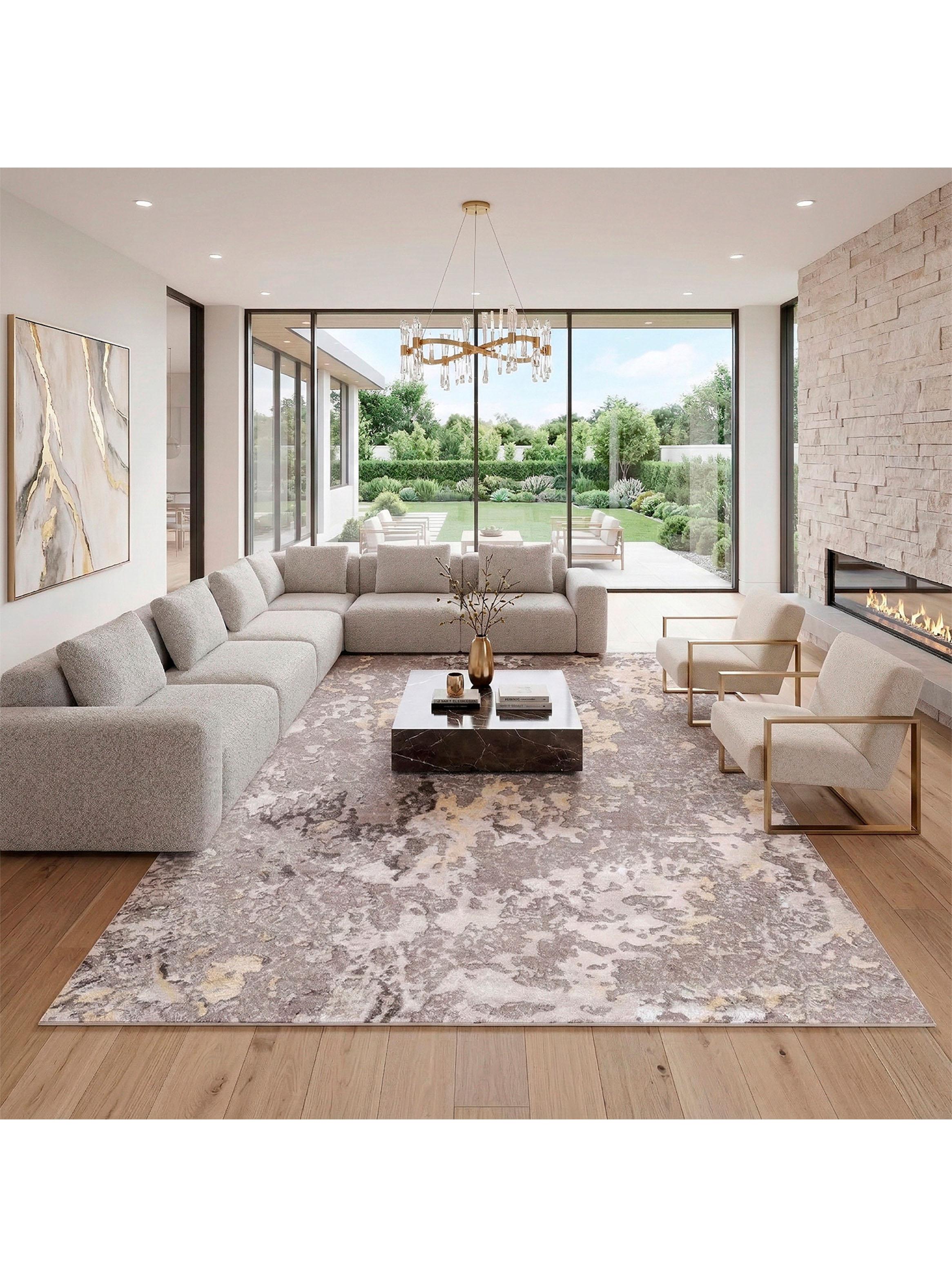 Alfombra Orleans 190x290 cm Beige Gold-2