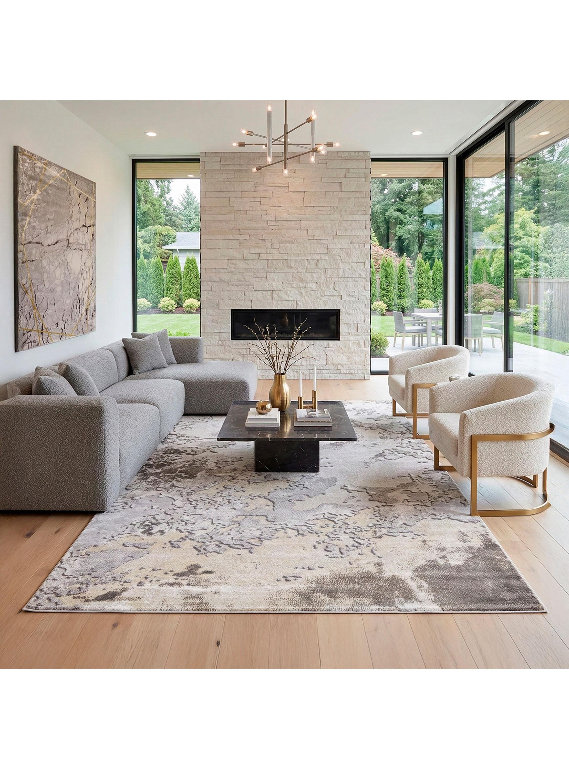 Alfombra Orleans 190x290 cm Café-2