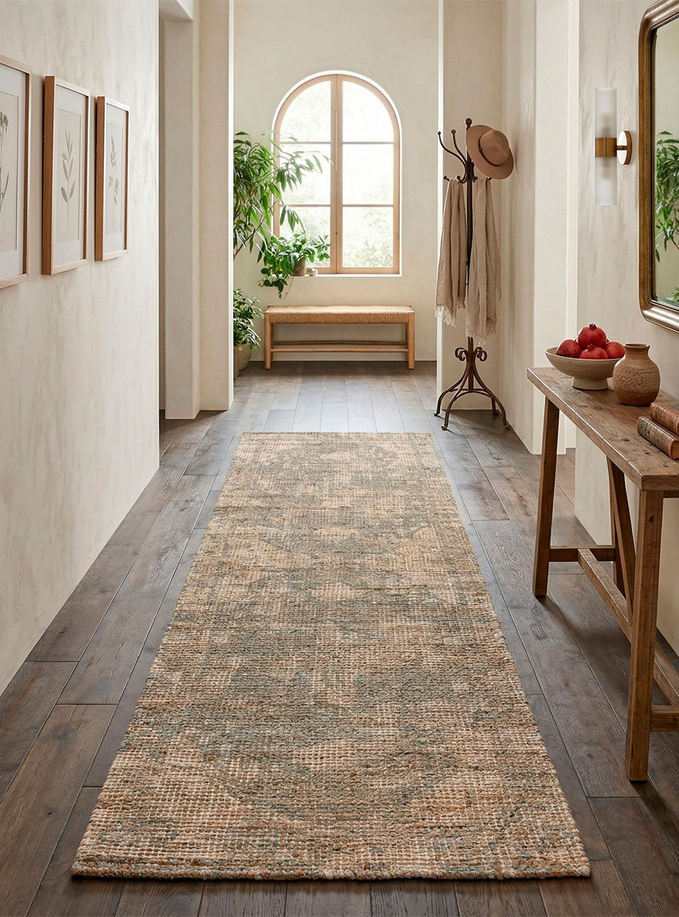 Pasillo 70x240 cm Yute Vintage Blue-2