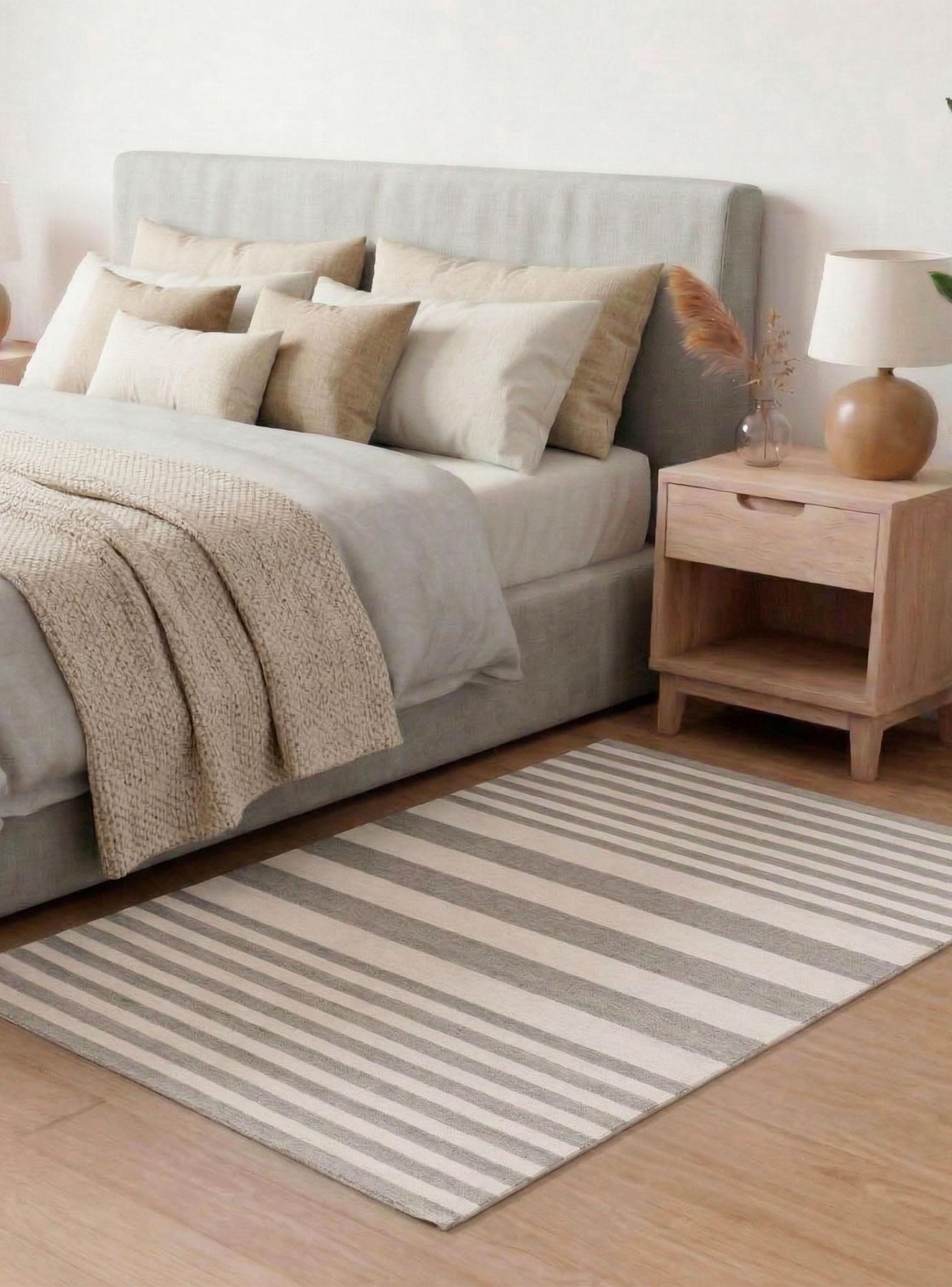 Bajada de cama Dhurrie Nature 060x120 cm Beige-2