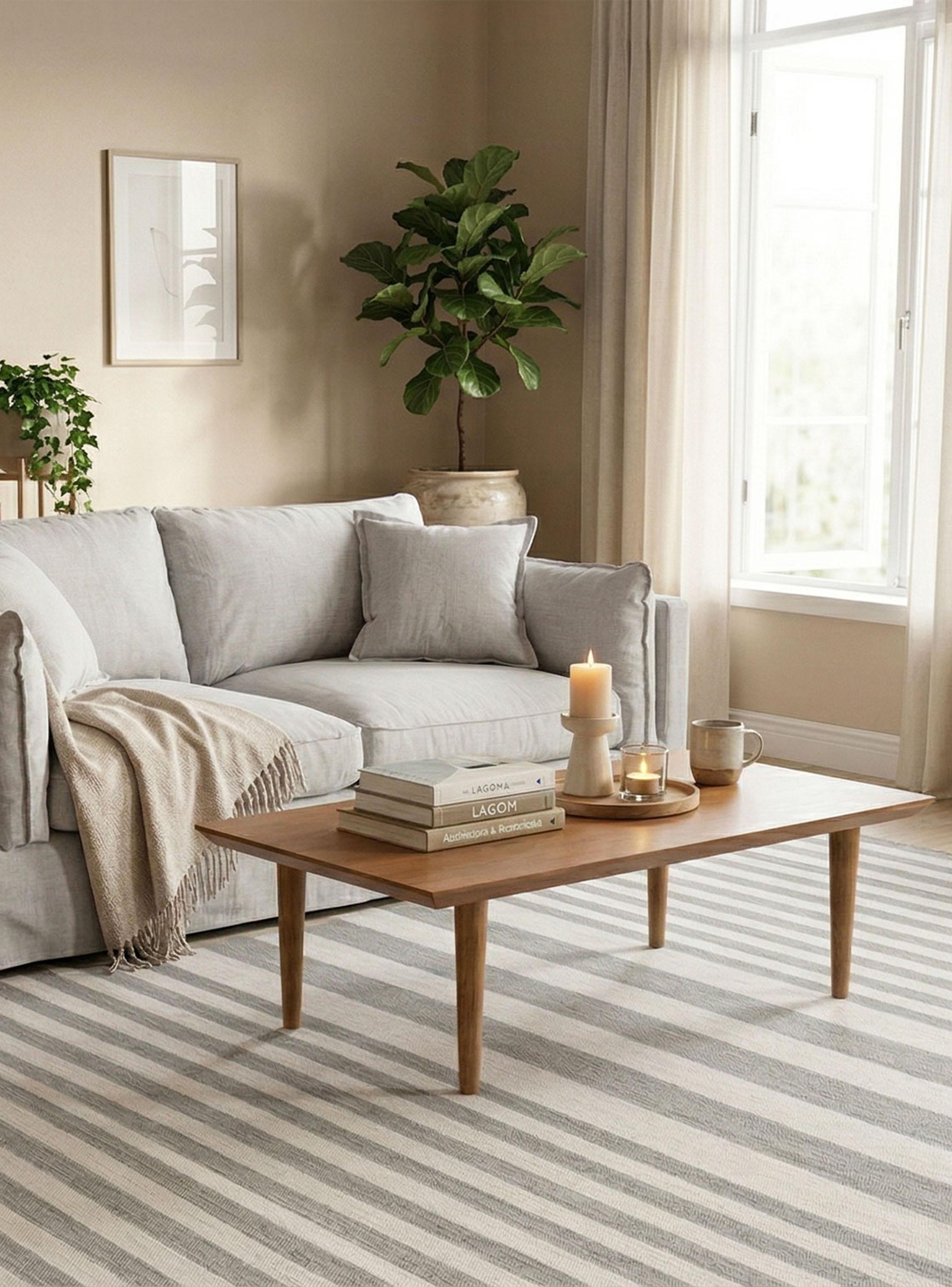 Alfombra Dhurrie Nature 190x290 cm Beige-2