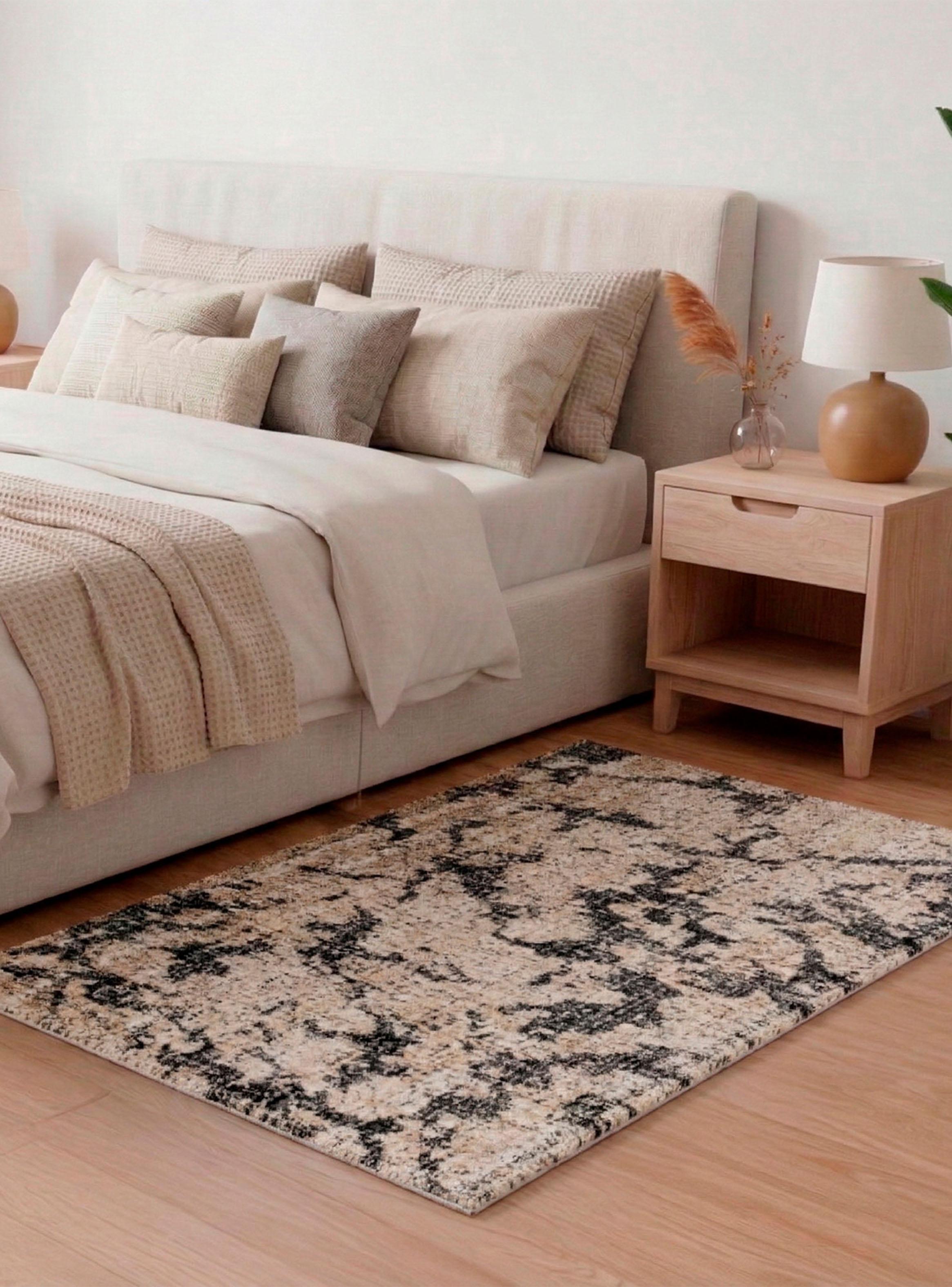 Bajada de cama Porter 80x120 cm Crema-2