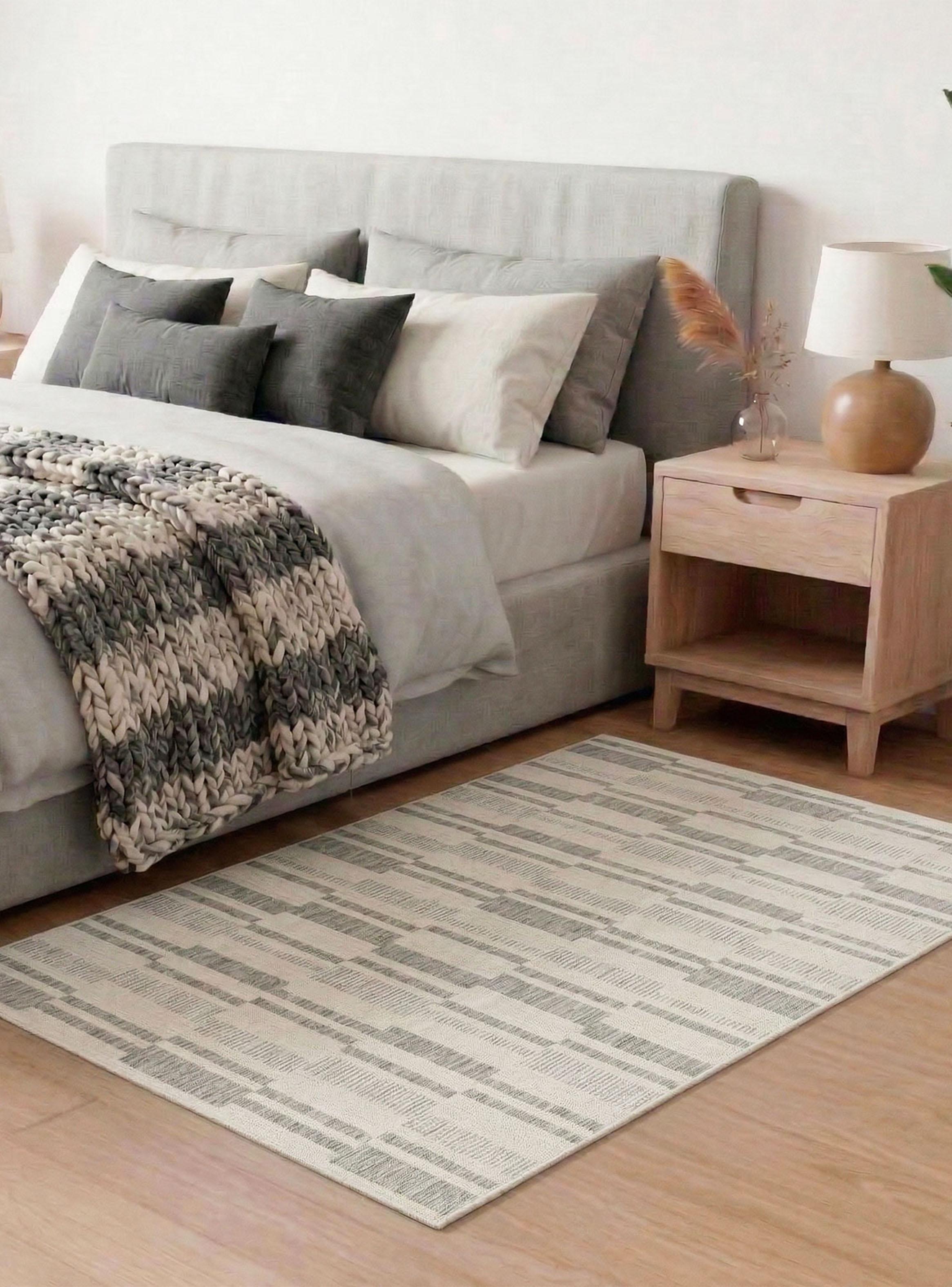 Bajada de Cama Palermo Silver 54x90 cm Gris-2