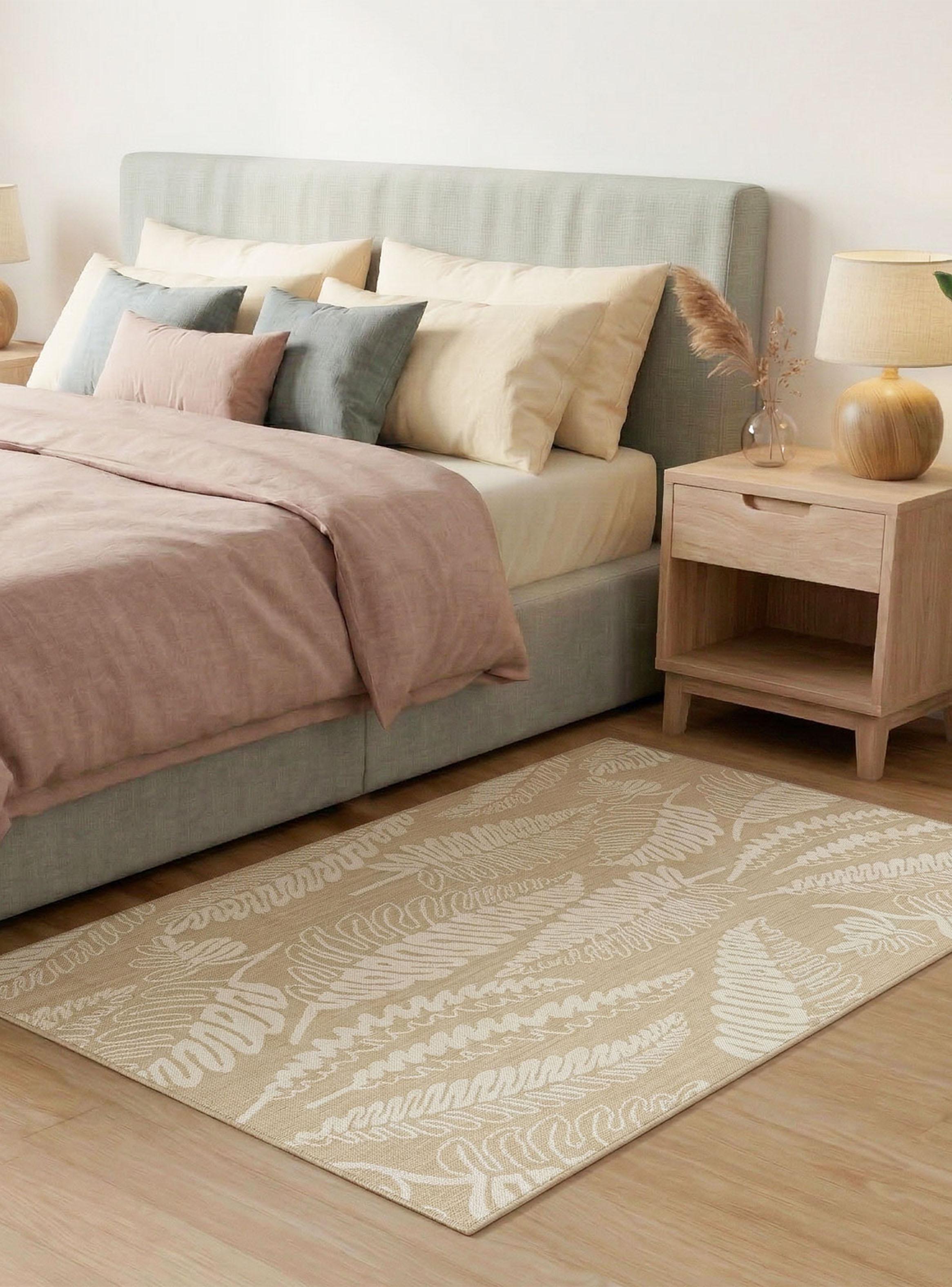 Bajada de cama Palermo Natural 54x90 cm Moderno-2