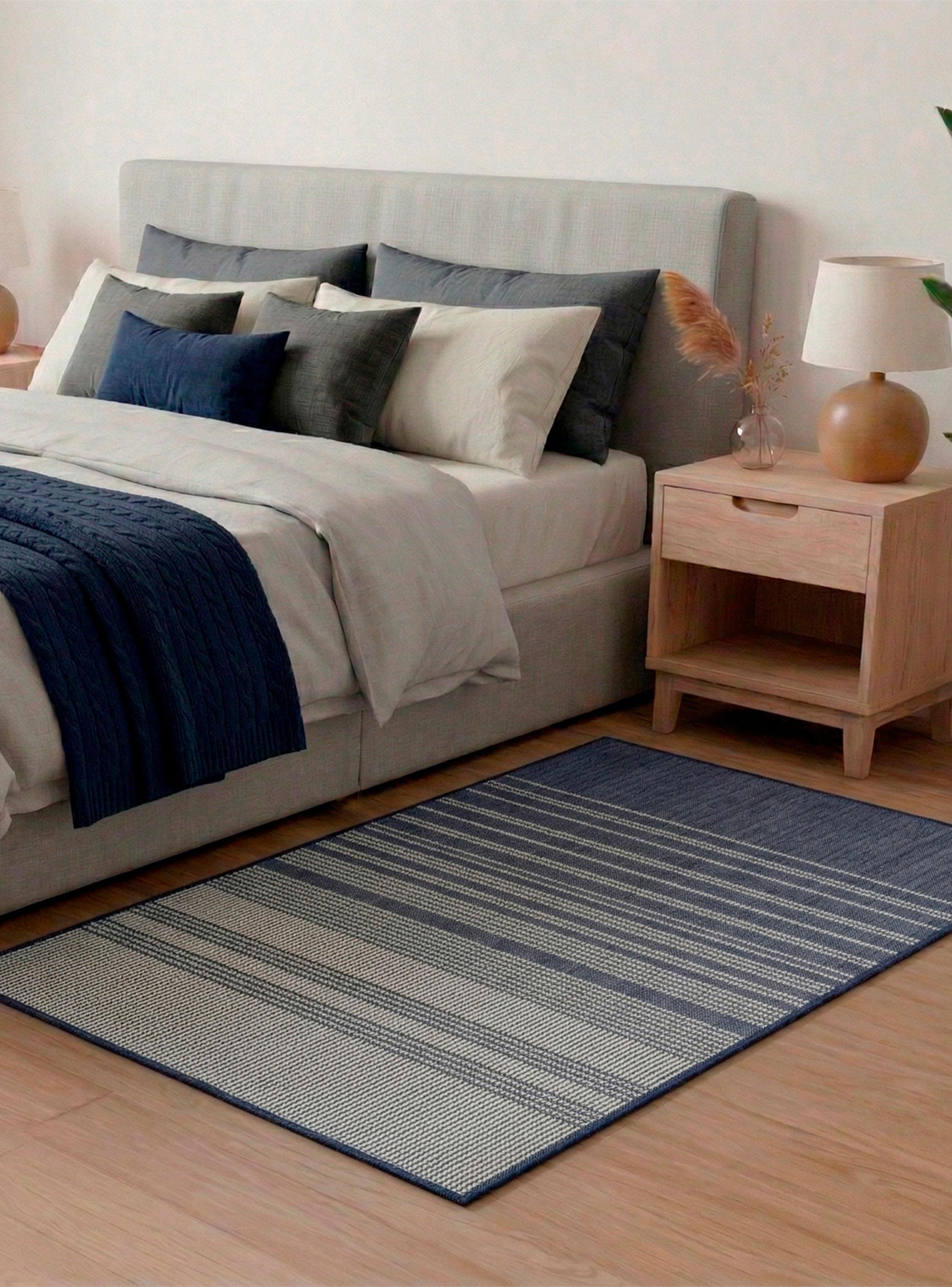 Bajada de cama Palermo Navy 54x90 cm-2