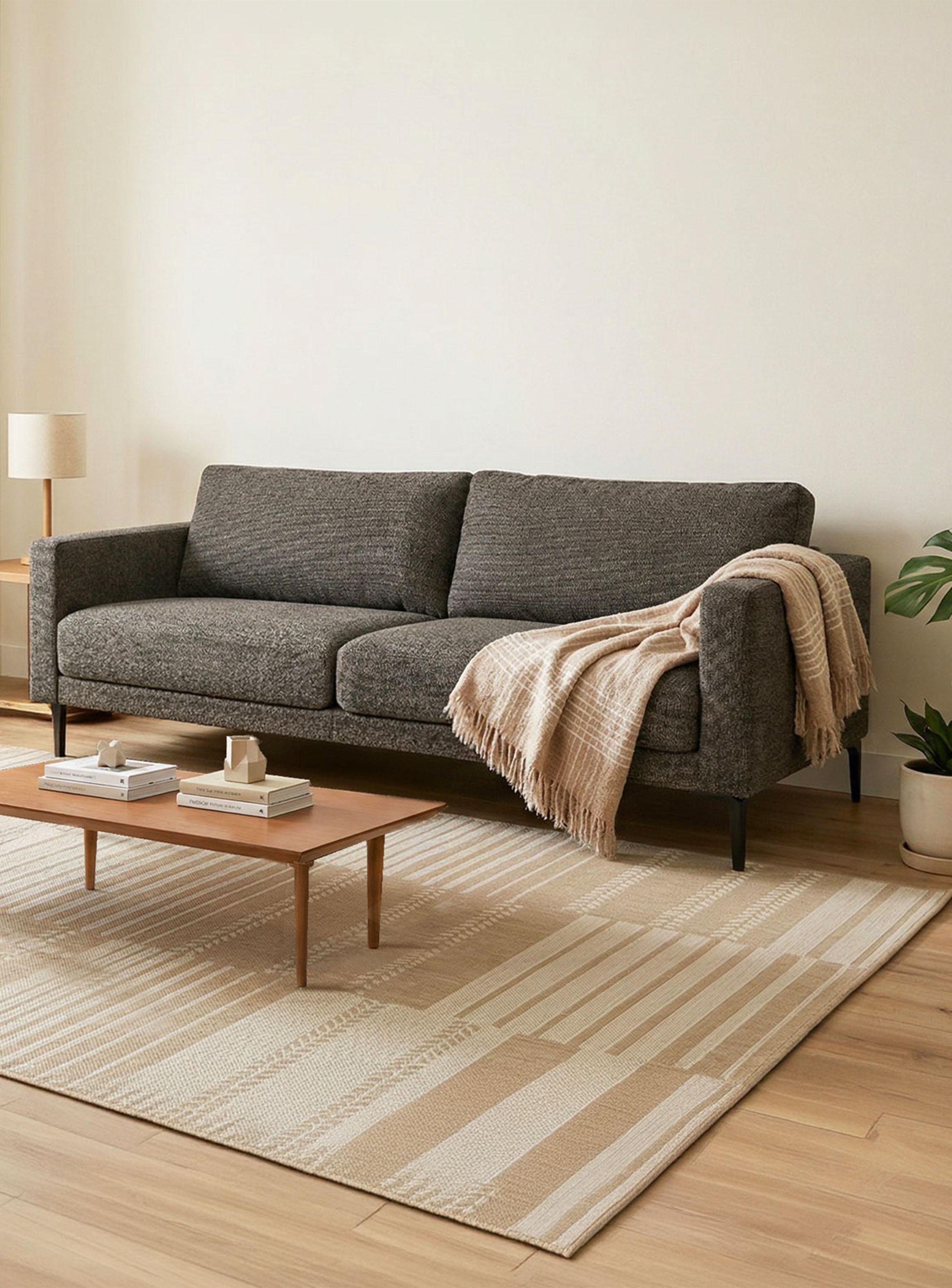 Alfombra Palermo Natural 133x190 cm Moderno-2