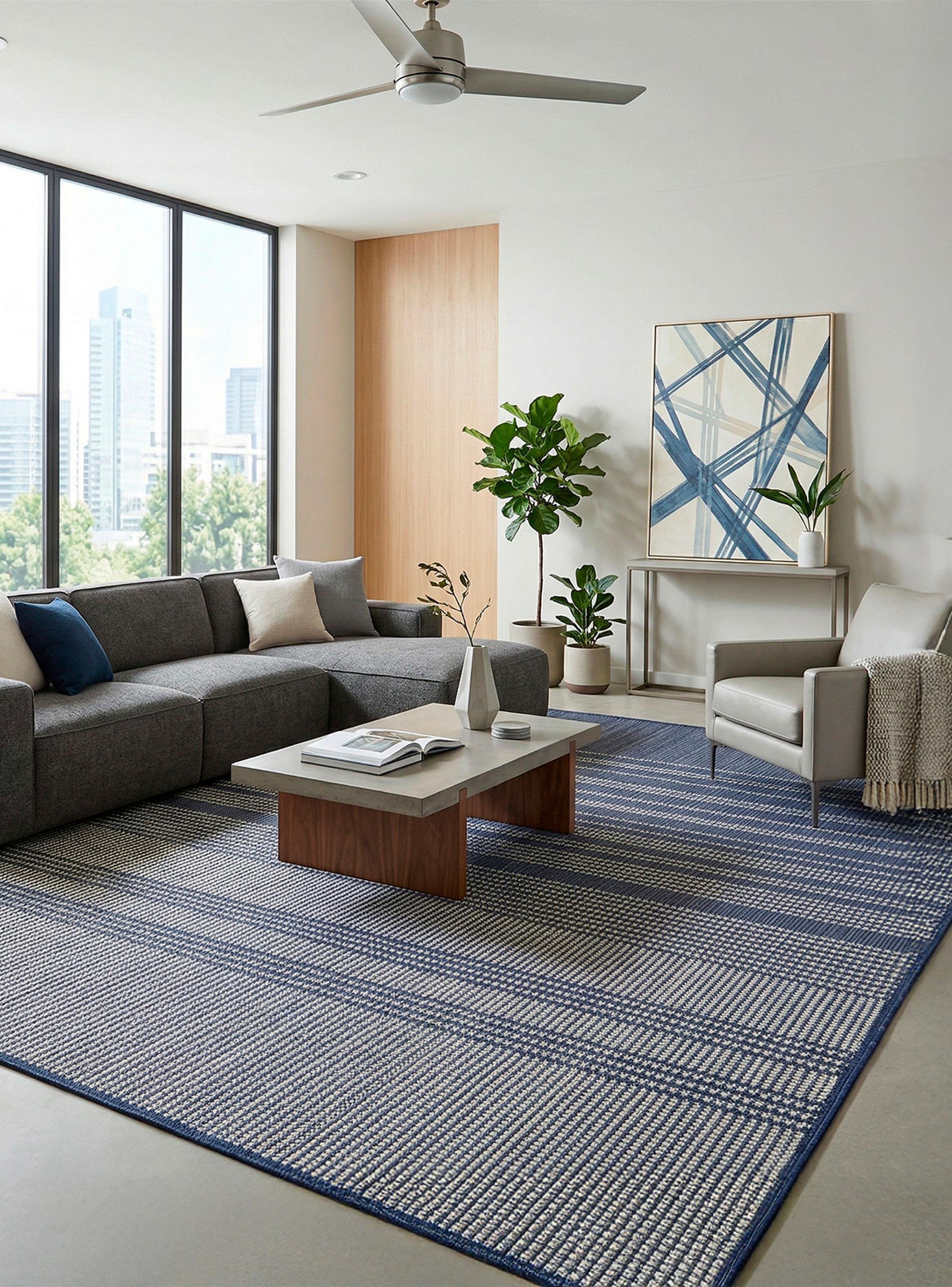 Alfombra Palermo Navy 133x190 cm-2