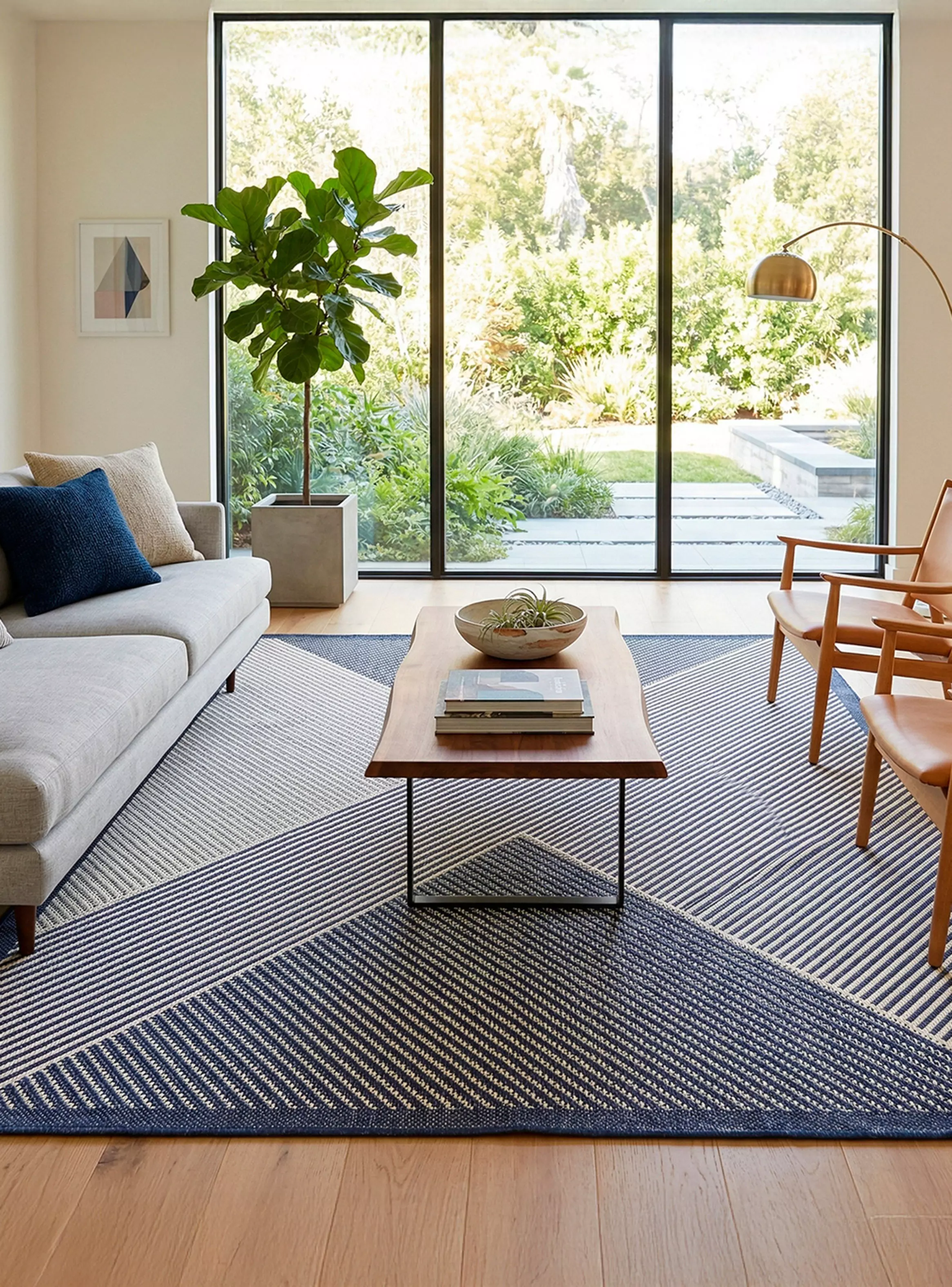 Alfombra Palermo Multi Navy 160x230 cm-2