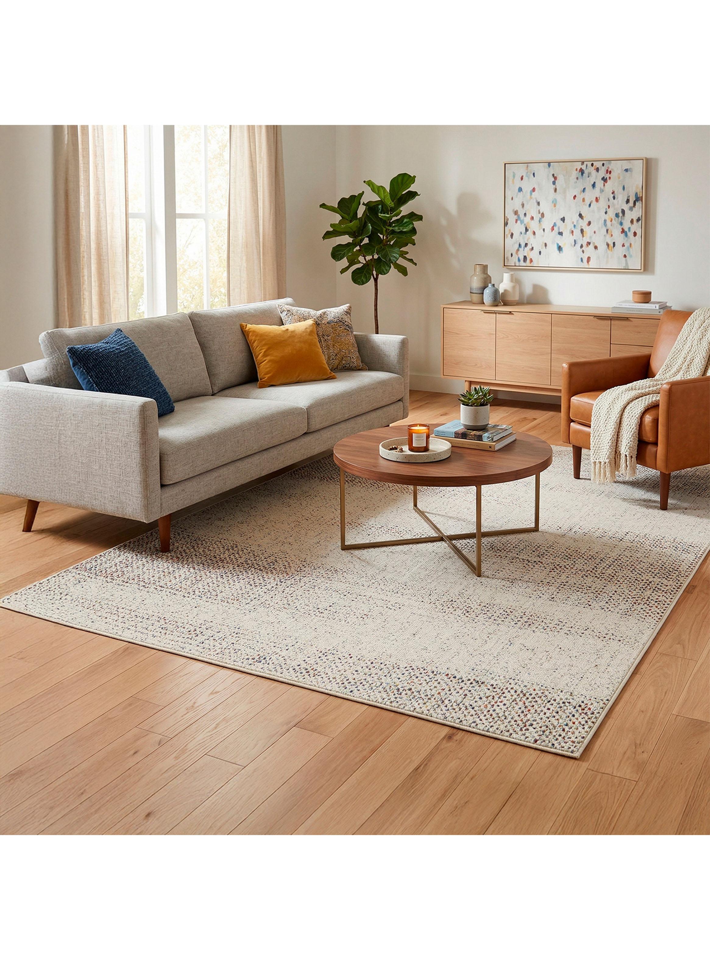 Alfombra Phoenix 133x190 cm Beige-2