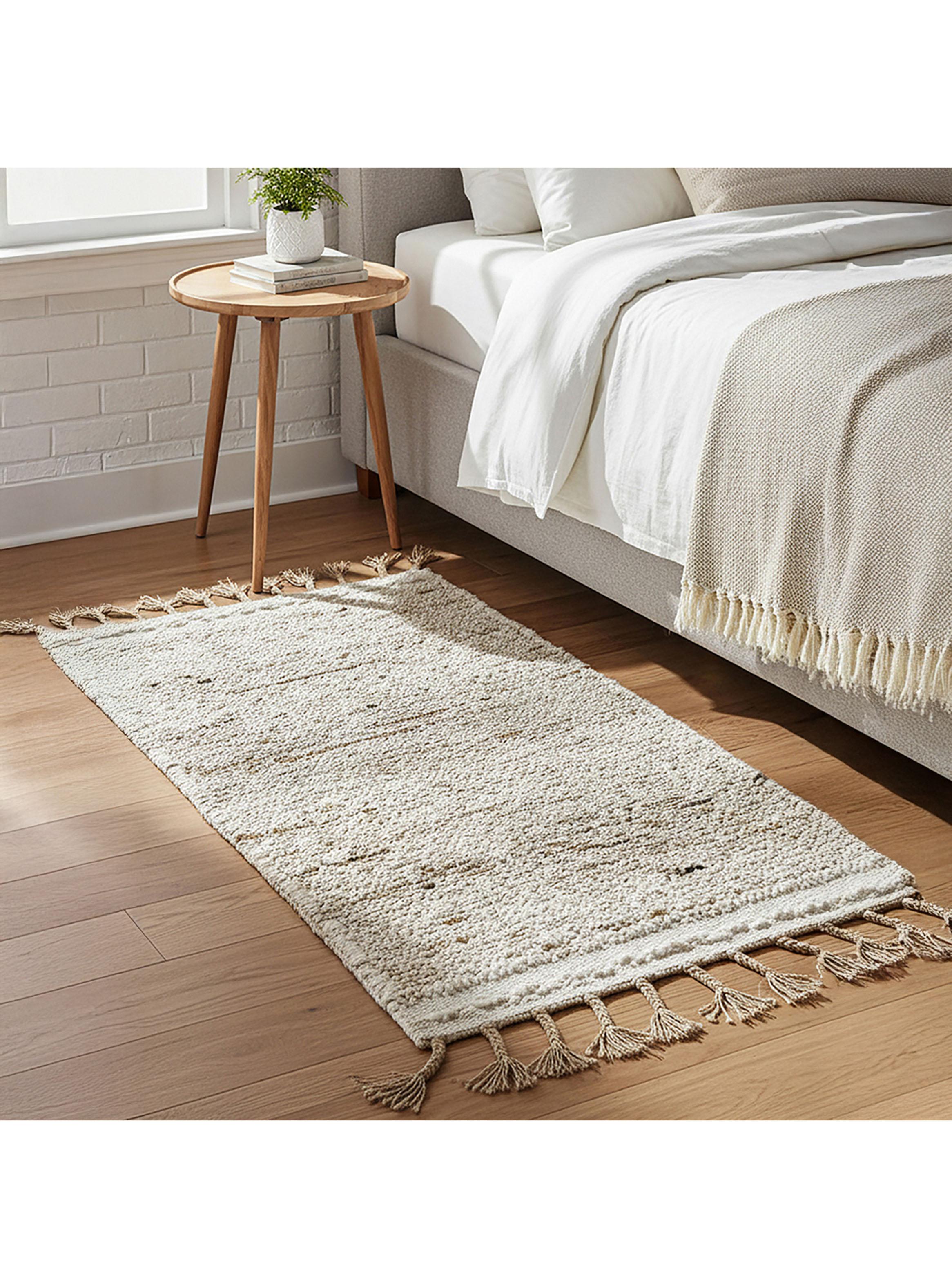 Bajada de cama Kelim Nordic 60x120 cm Beige-2