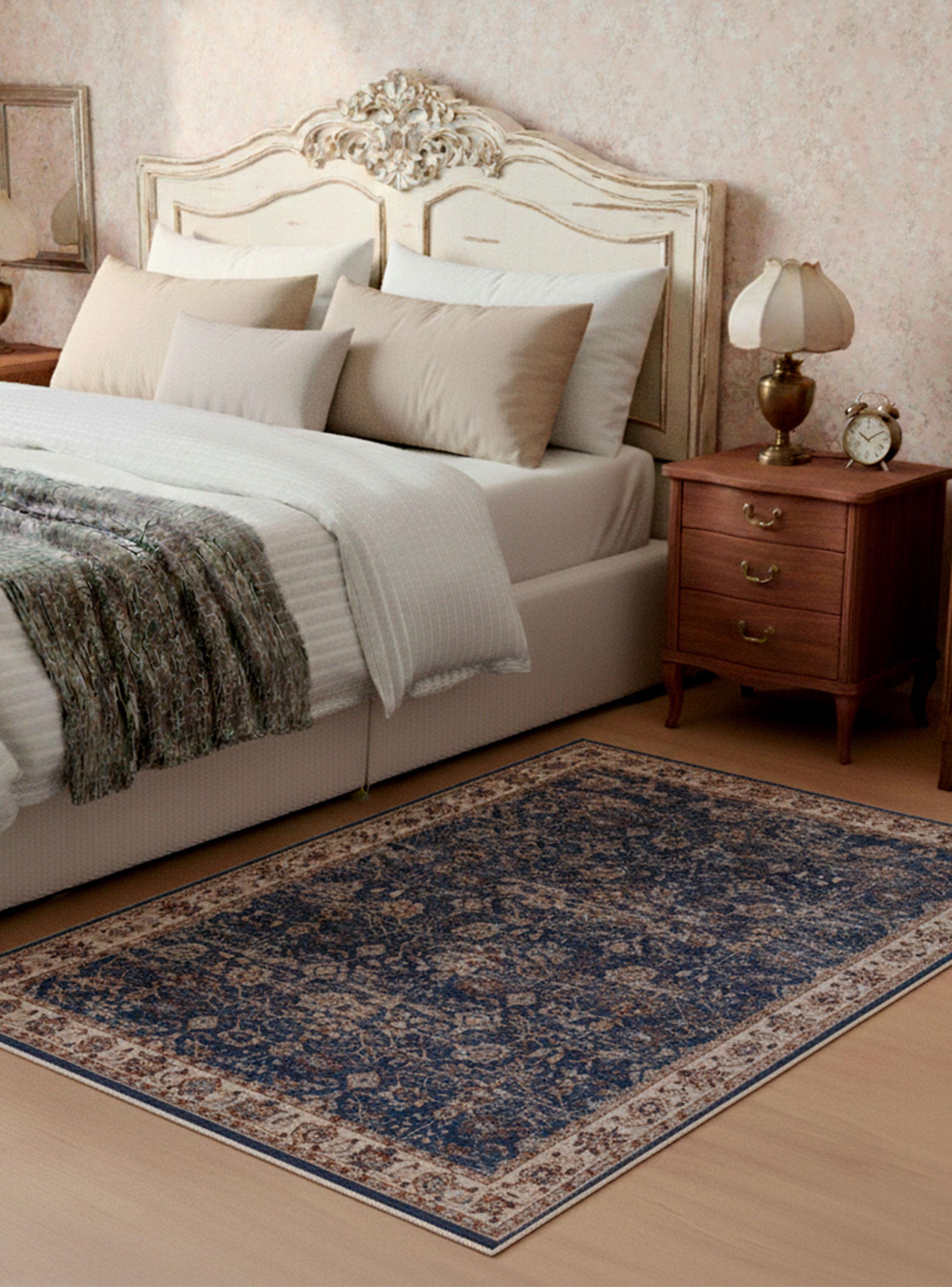 Bajada de cama Karachi 60x140 cm Dark Blue-2