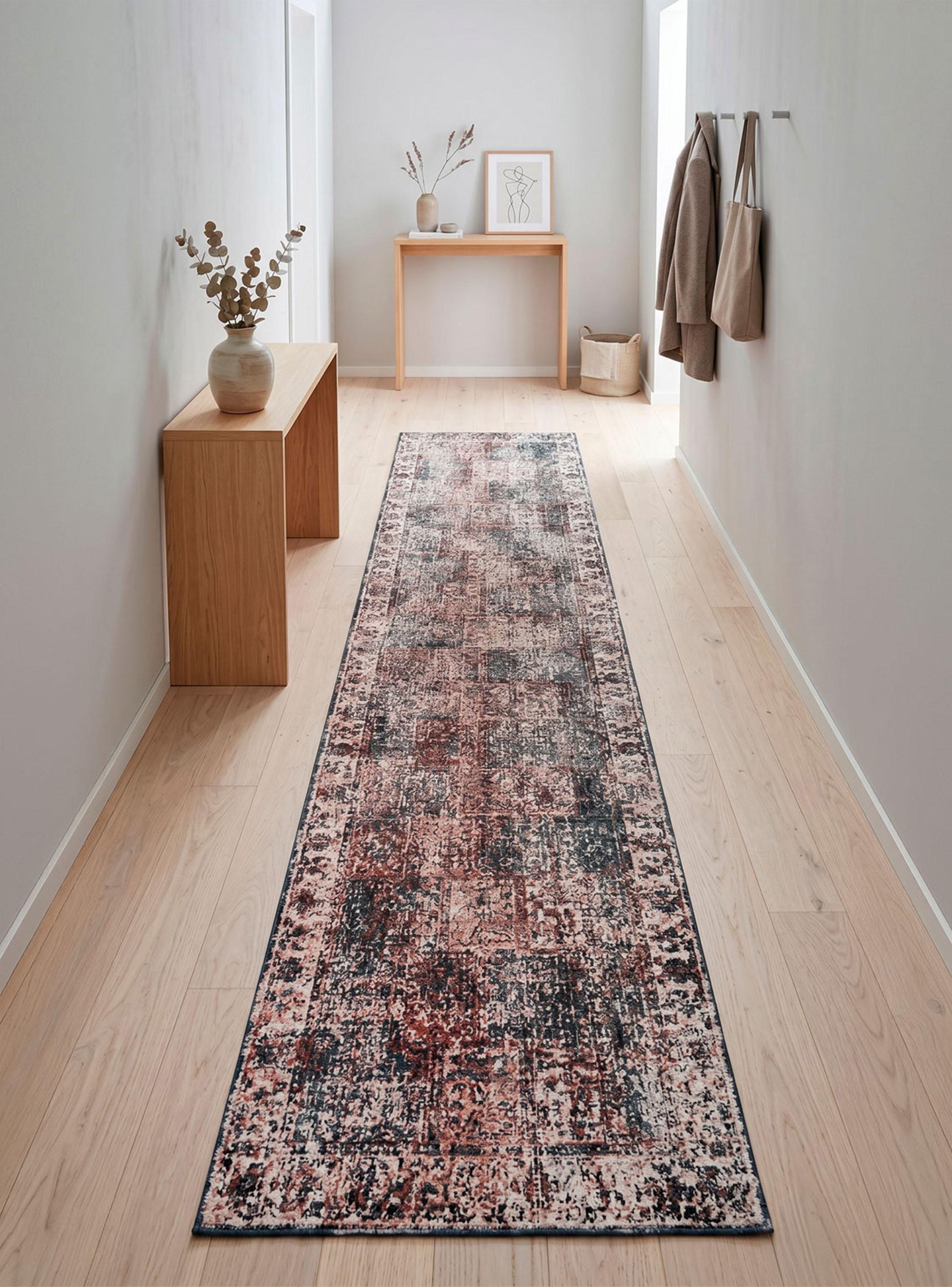 Alfombra Pasillo Karachi 60x240 cm Blue-2