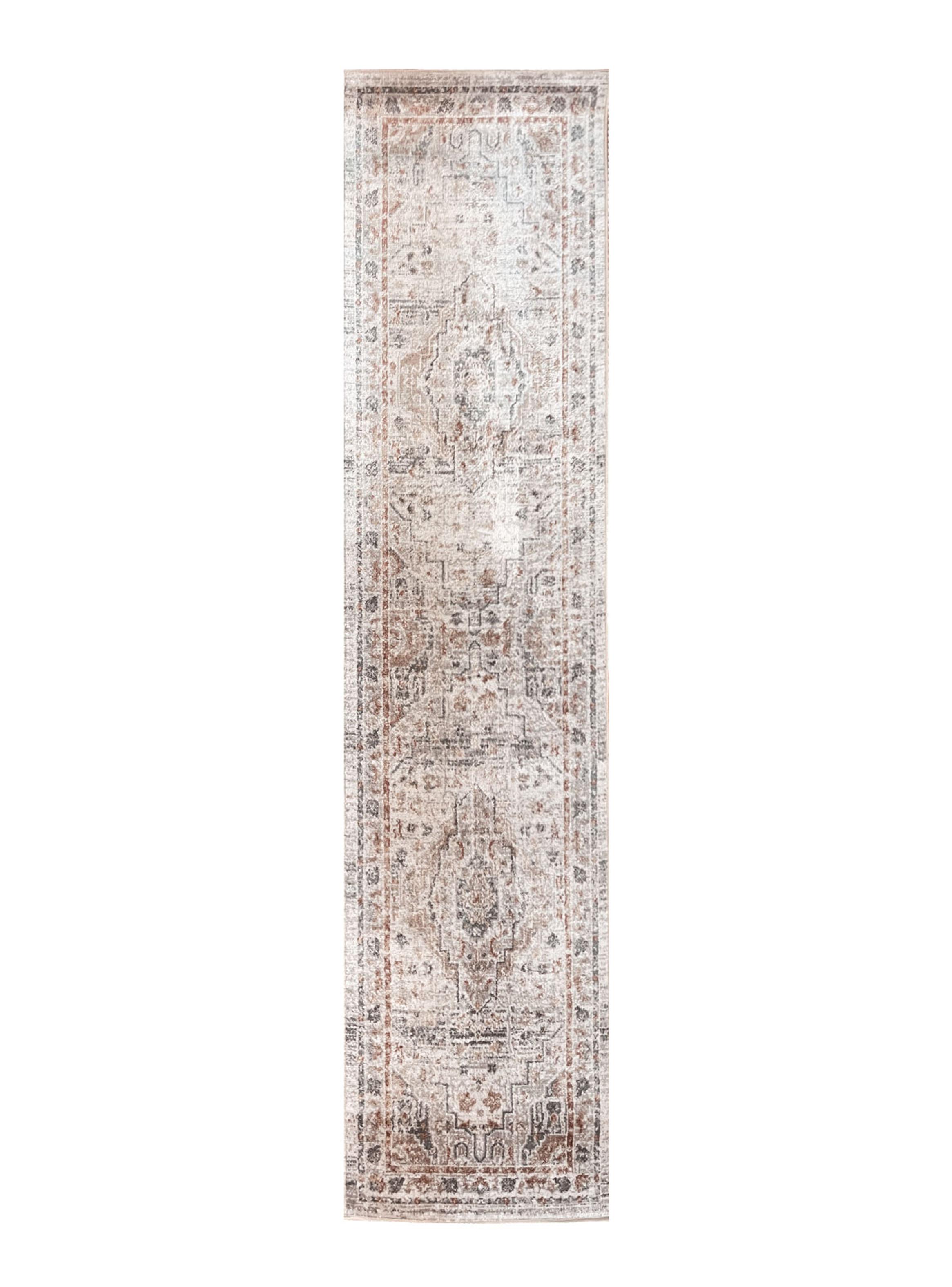 Alfombra Pasillo Romantic 60x240 cm Grey-0