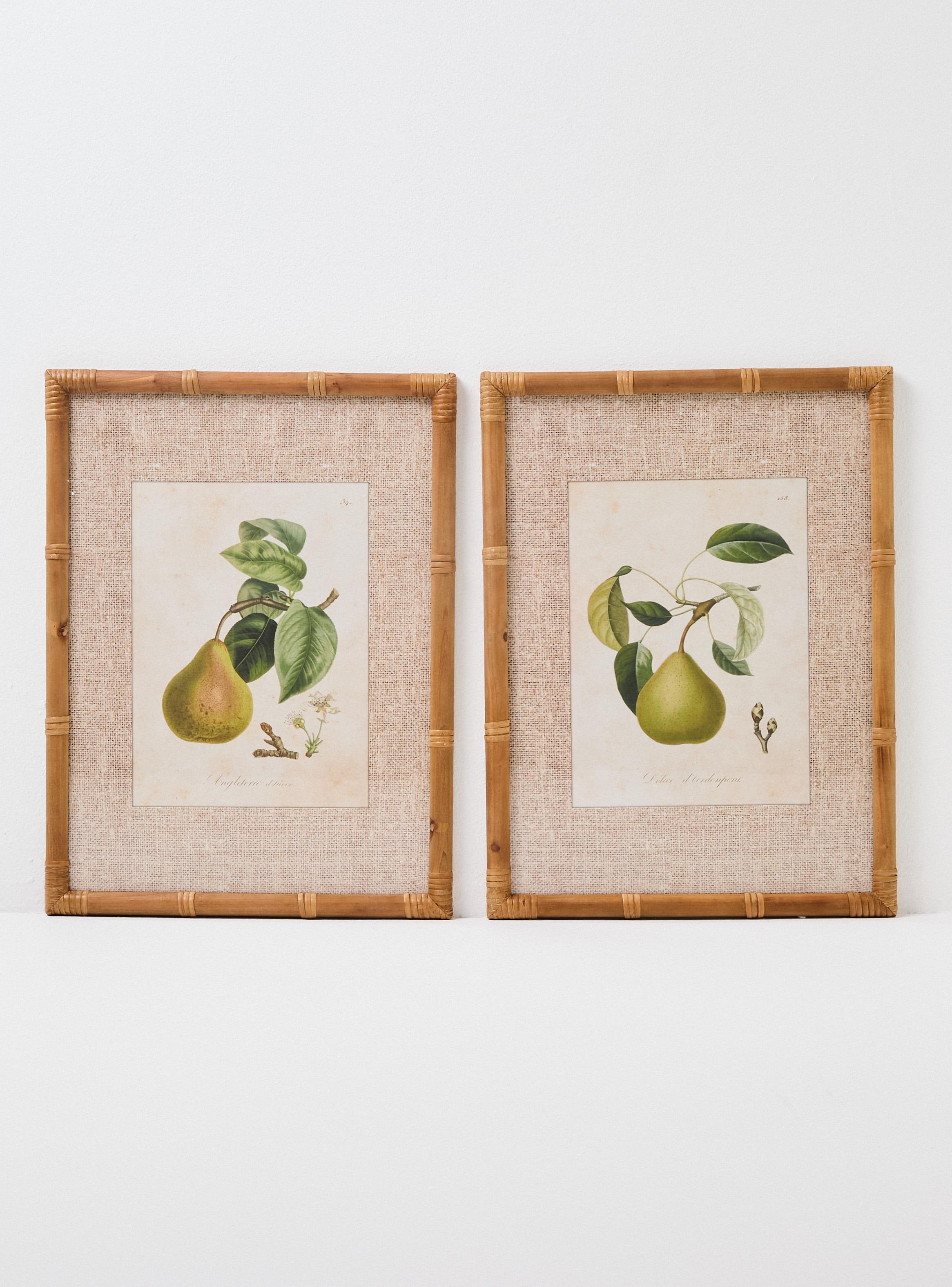 Set de 2 Cuadros Peras 45x60 cm-0