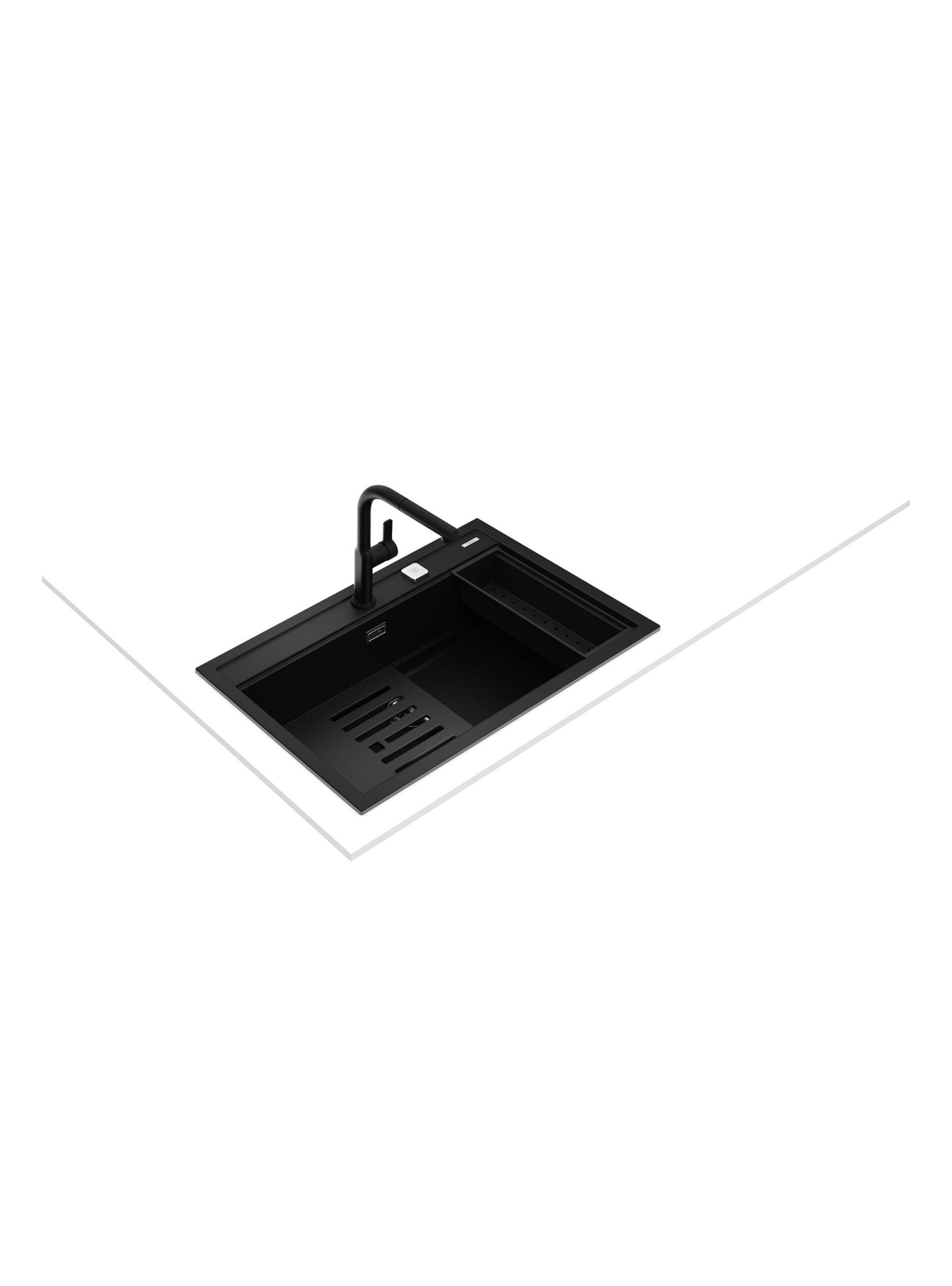 Lavaplatos Empotrado Nova 80 WS TG Black-4