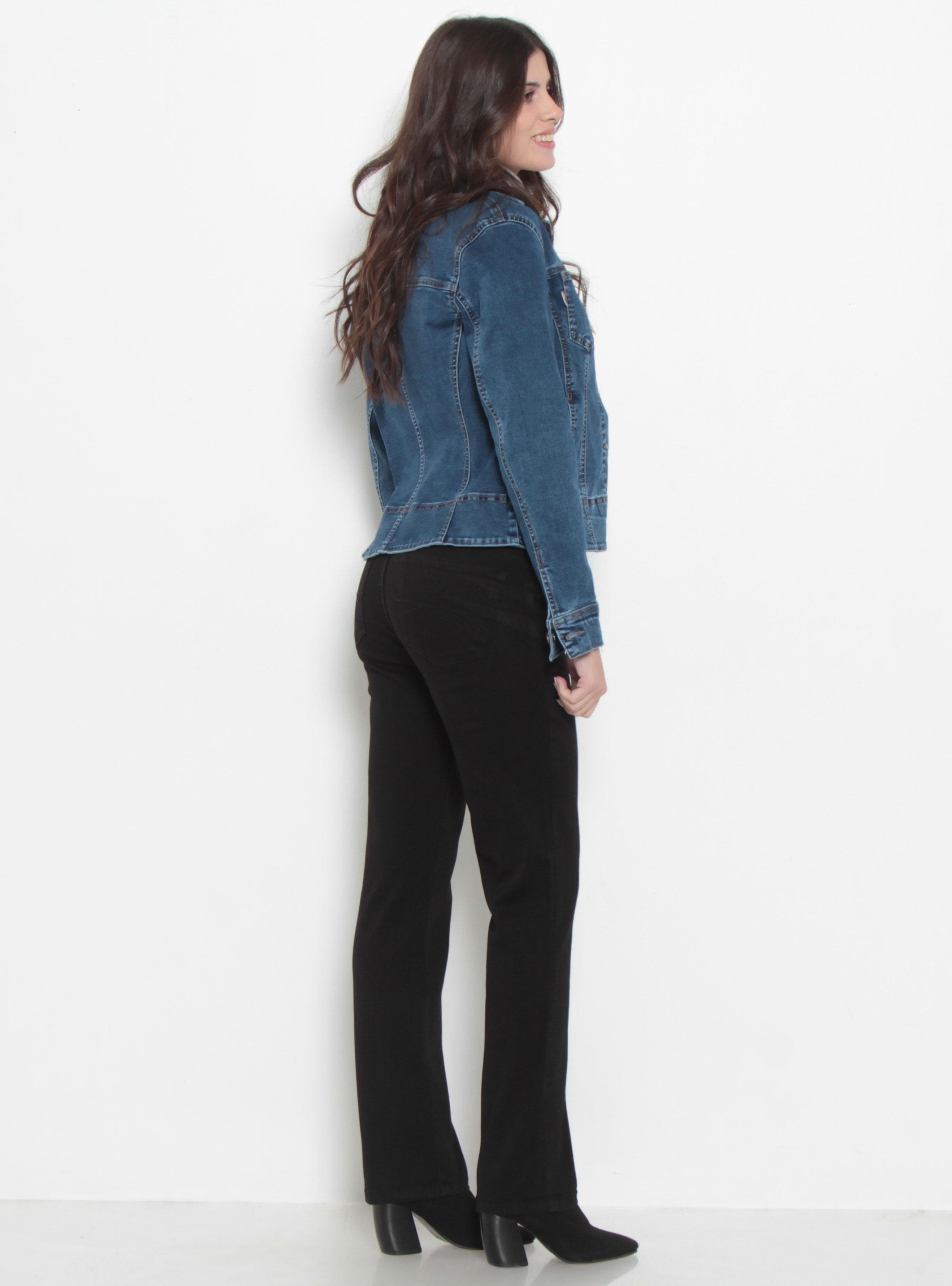 Jeans Pitillo Push Up Pretina Media Dos Botones-4