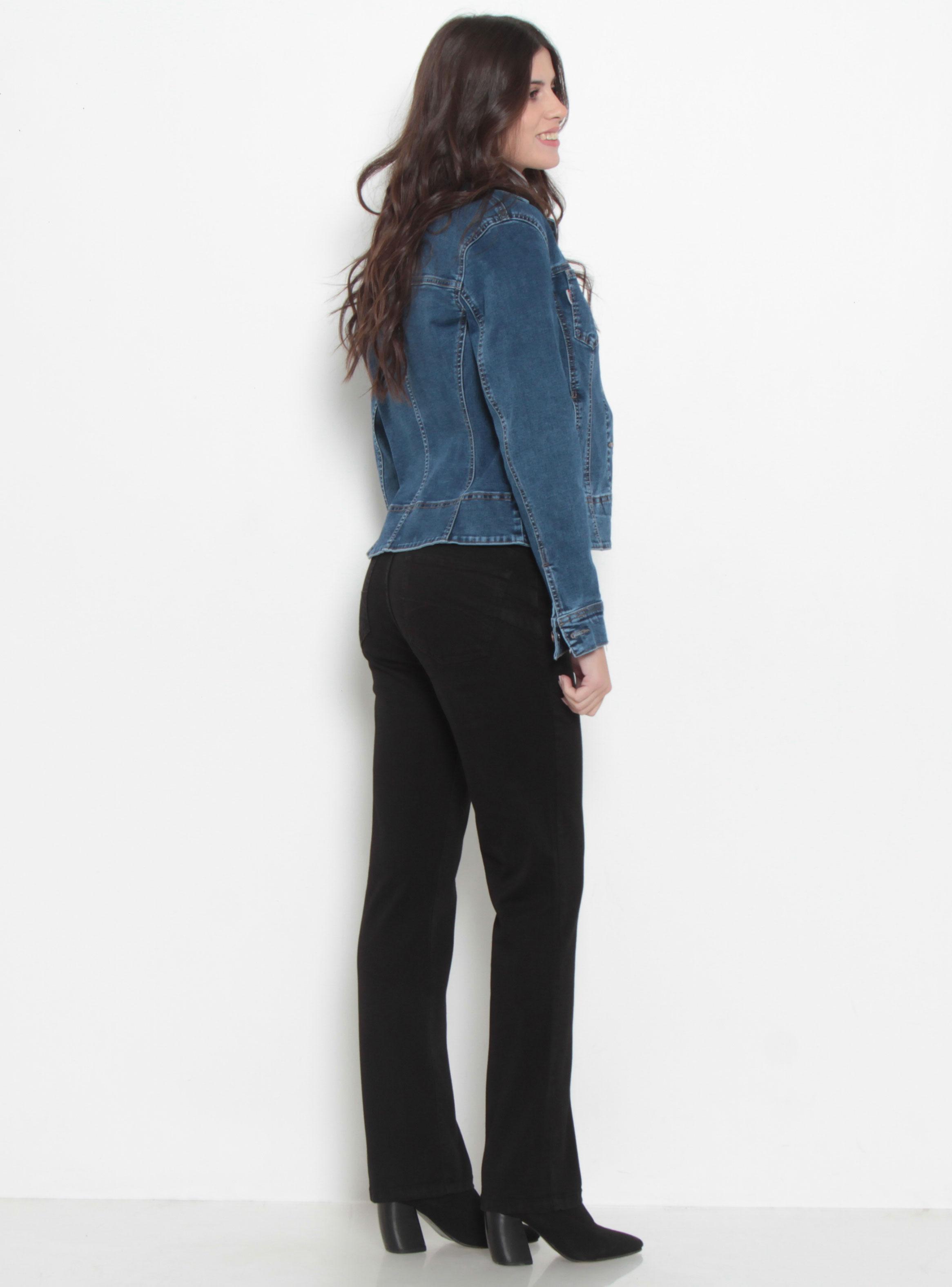 Jeans Pitillo Push Up Pretina Media Dos Botones-4