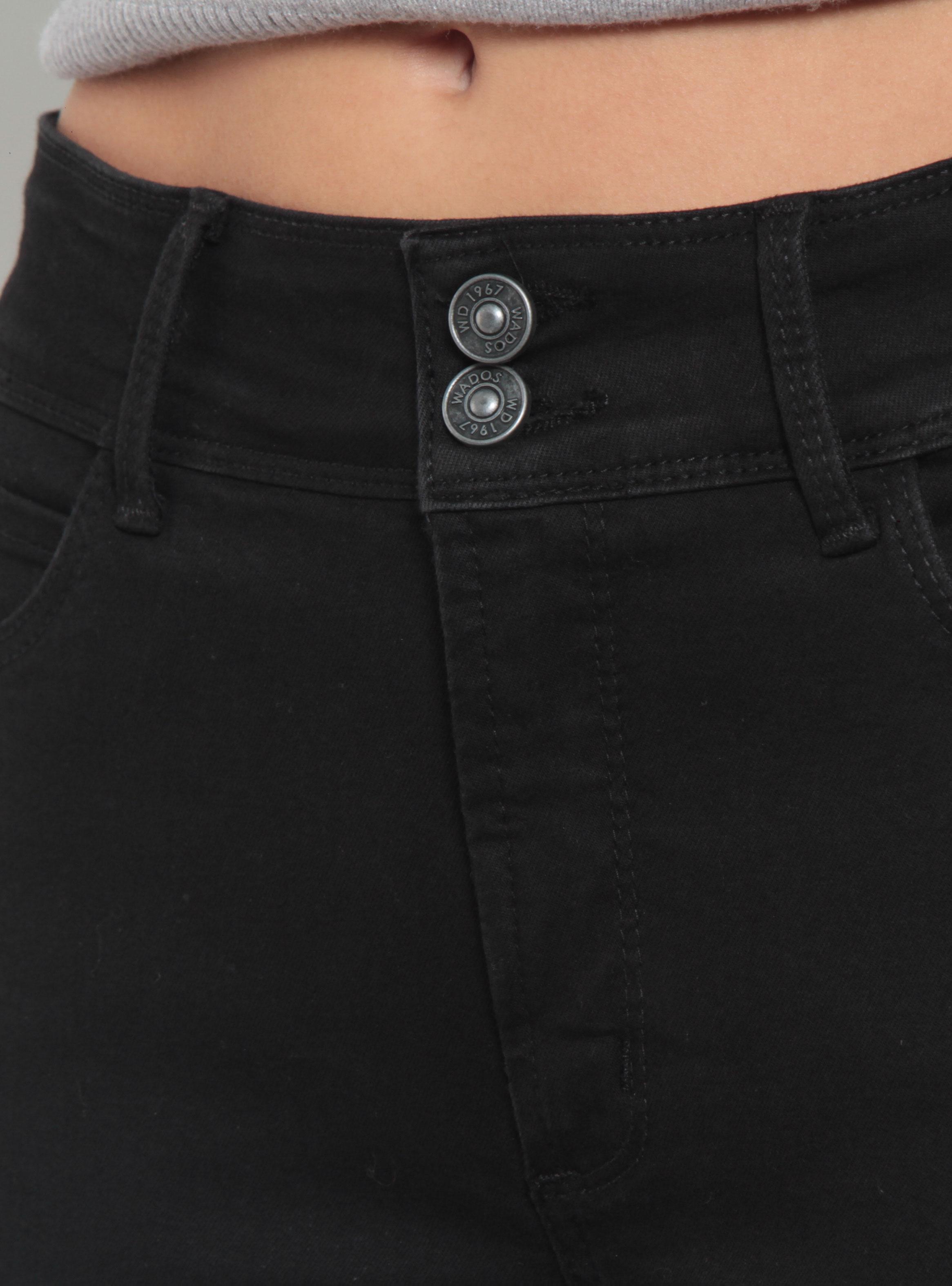 Jeans Pitillo Push Up Pretina Media Dos Botones-2