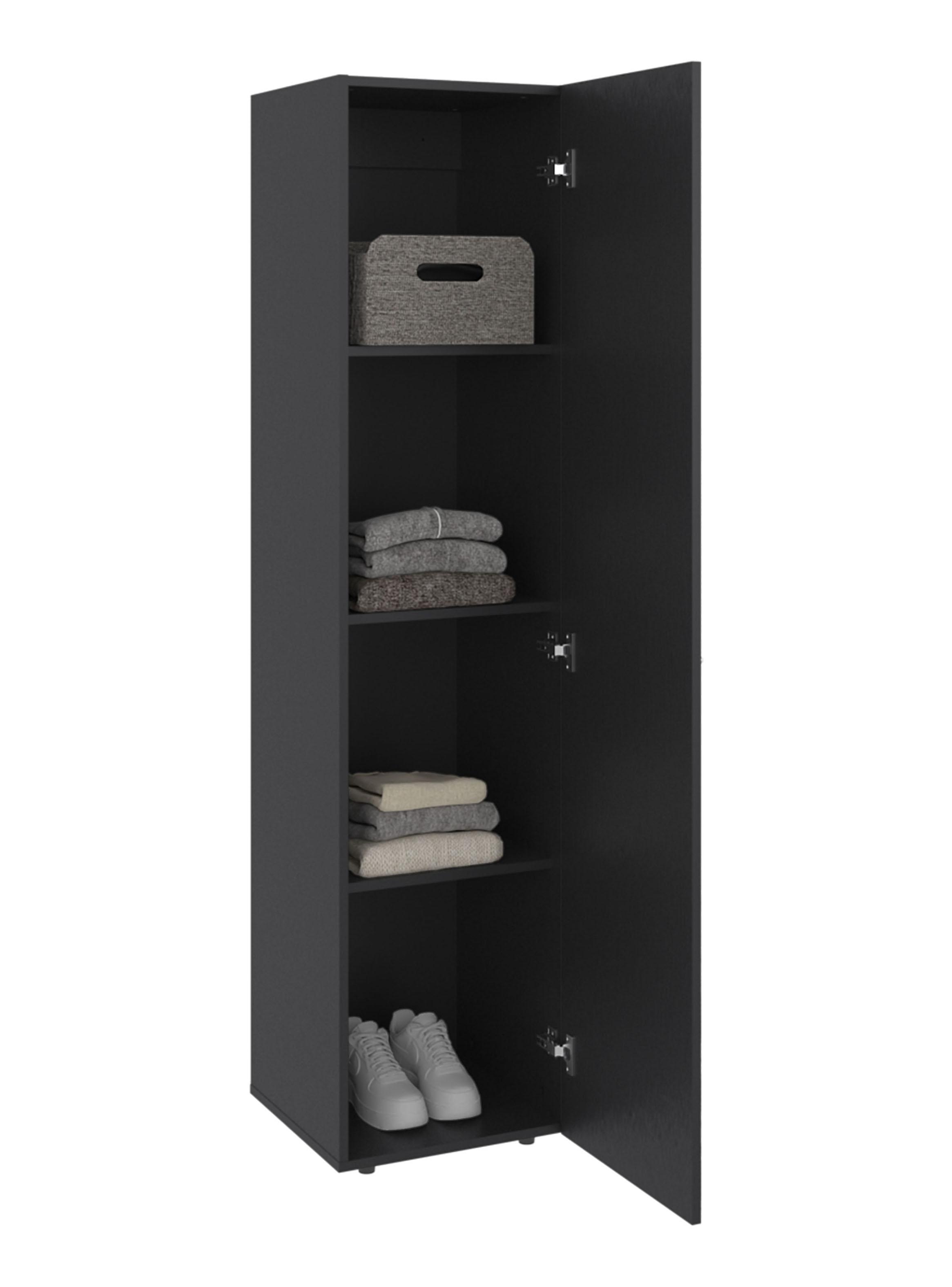 Clóset 1 Puerta Dreams Wengue 170x40x40.2 cm-3
