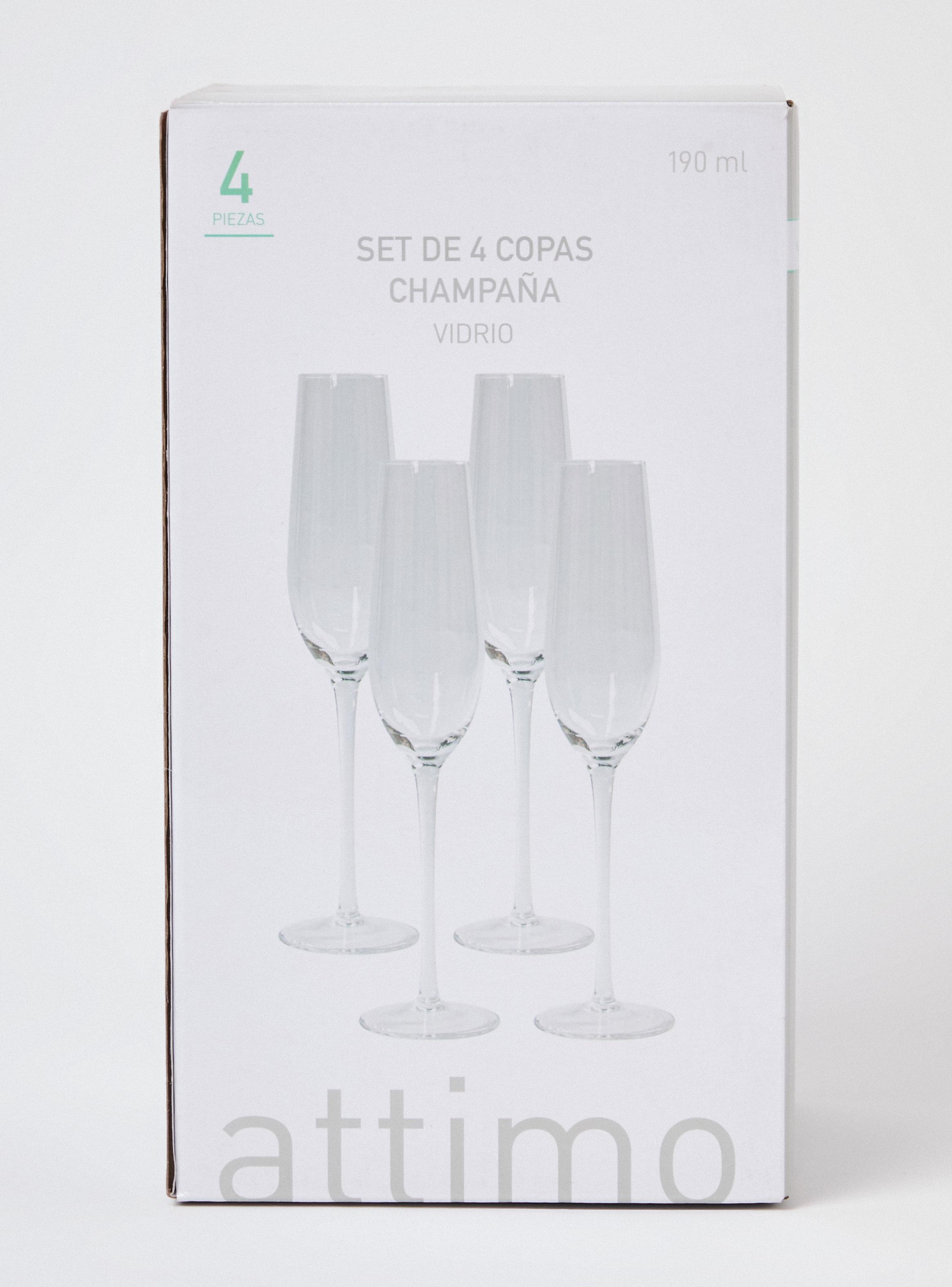 Set 4 Copas Champaña 190 ml-3