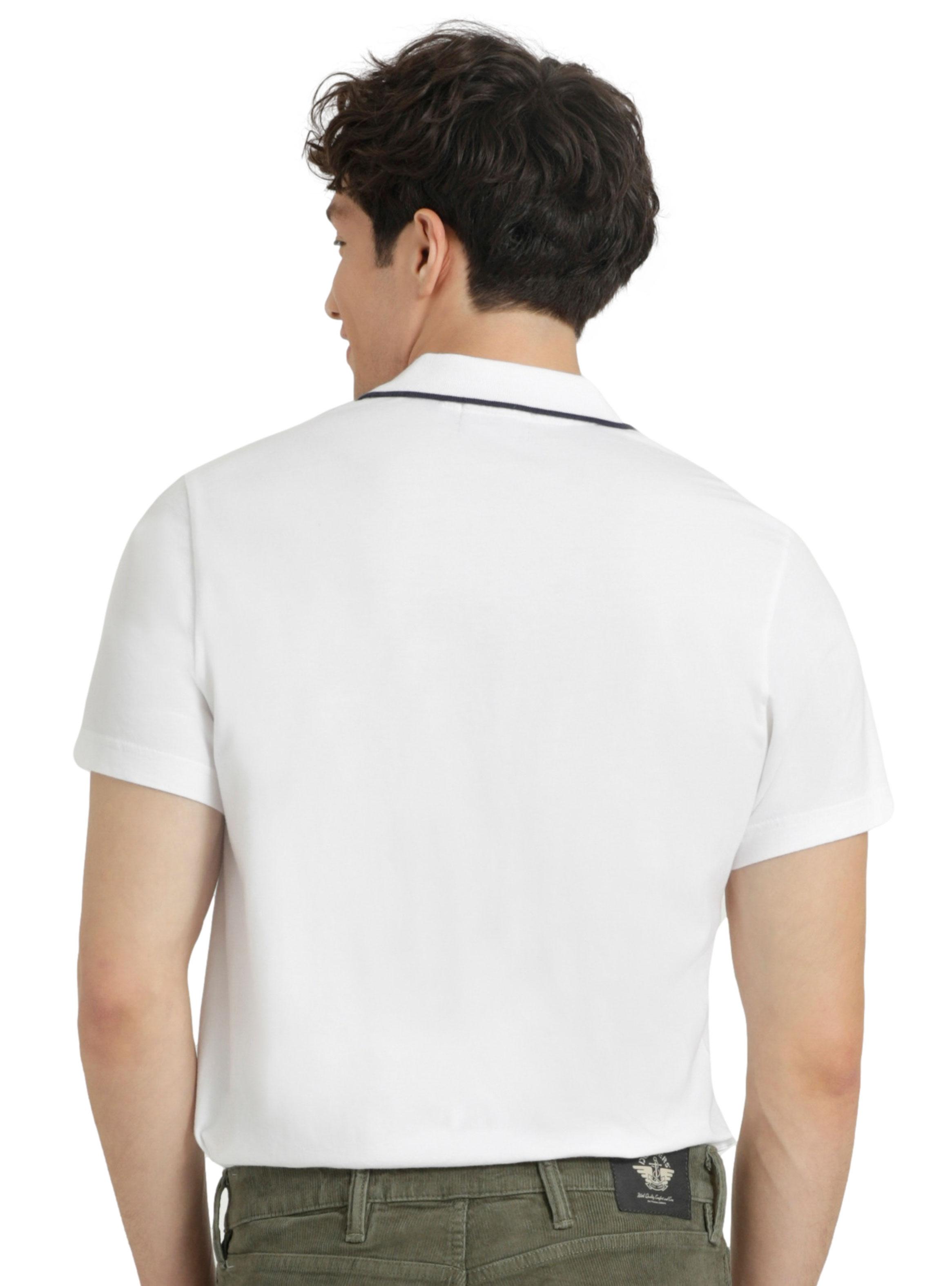 Polera Mc Algodón Detalle Cuello-1