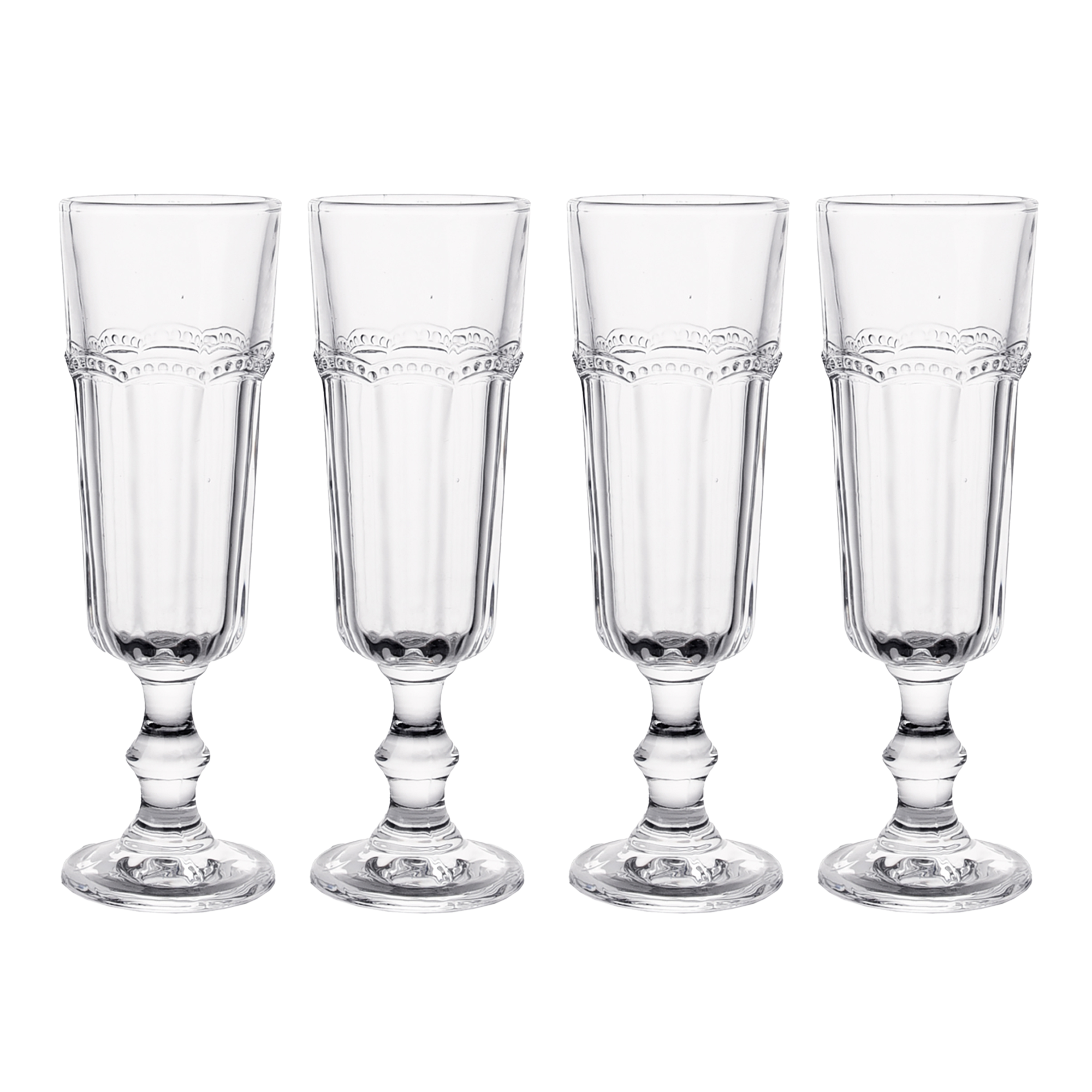 Set de 4 Copas Champaña Toscana-0