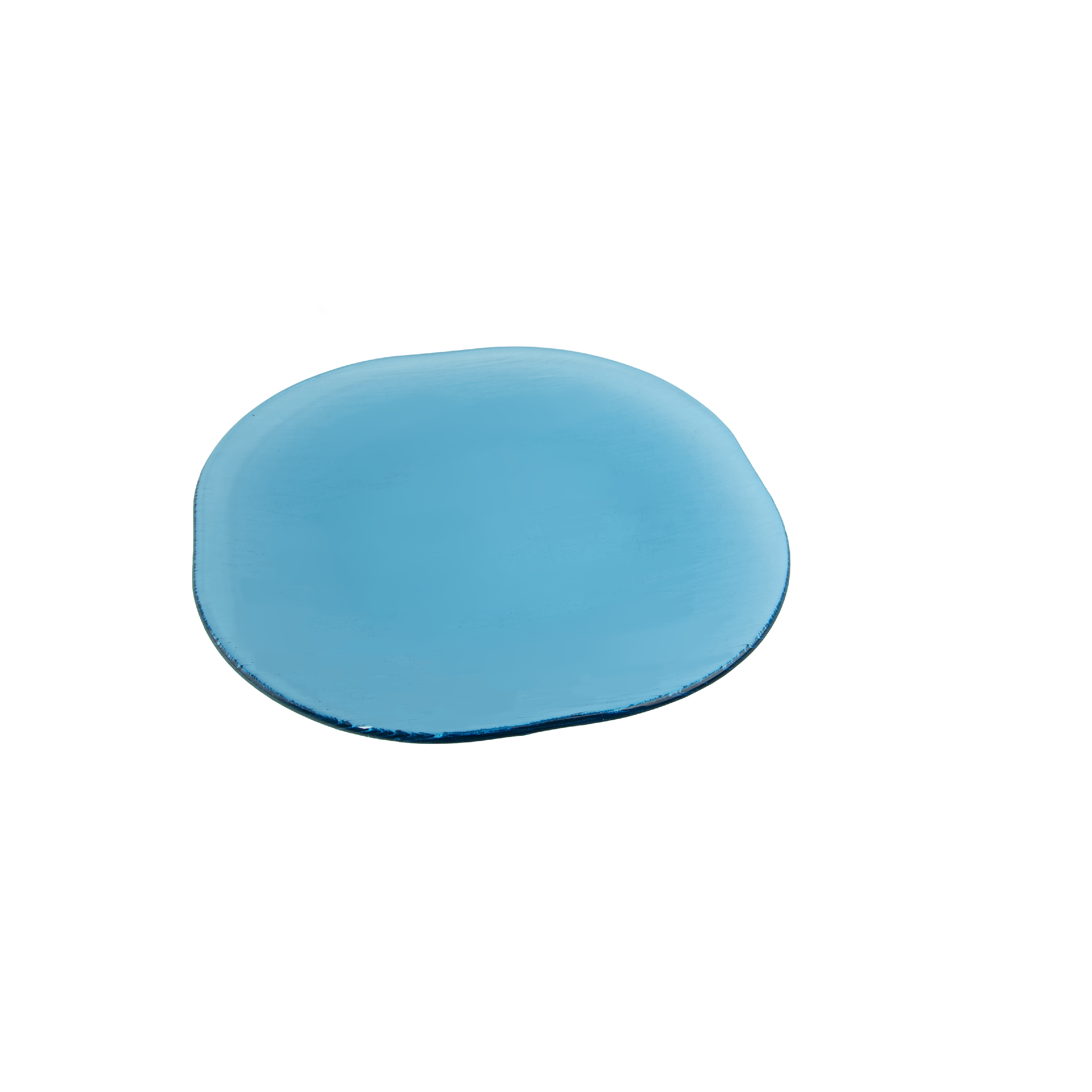 Bandeja Vidrio 25.5 cm Blue-0