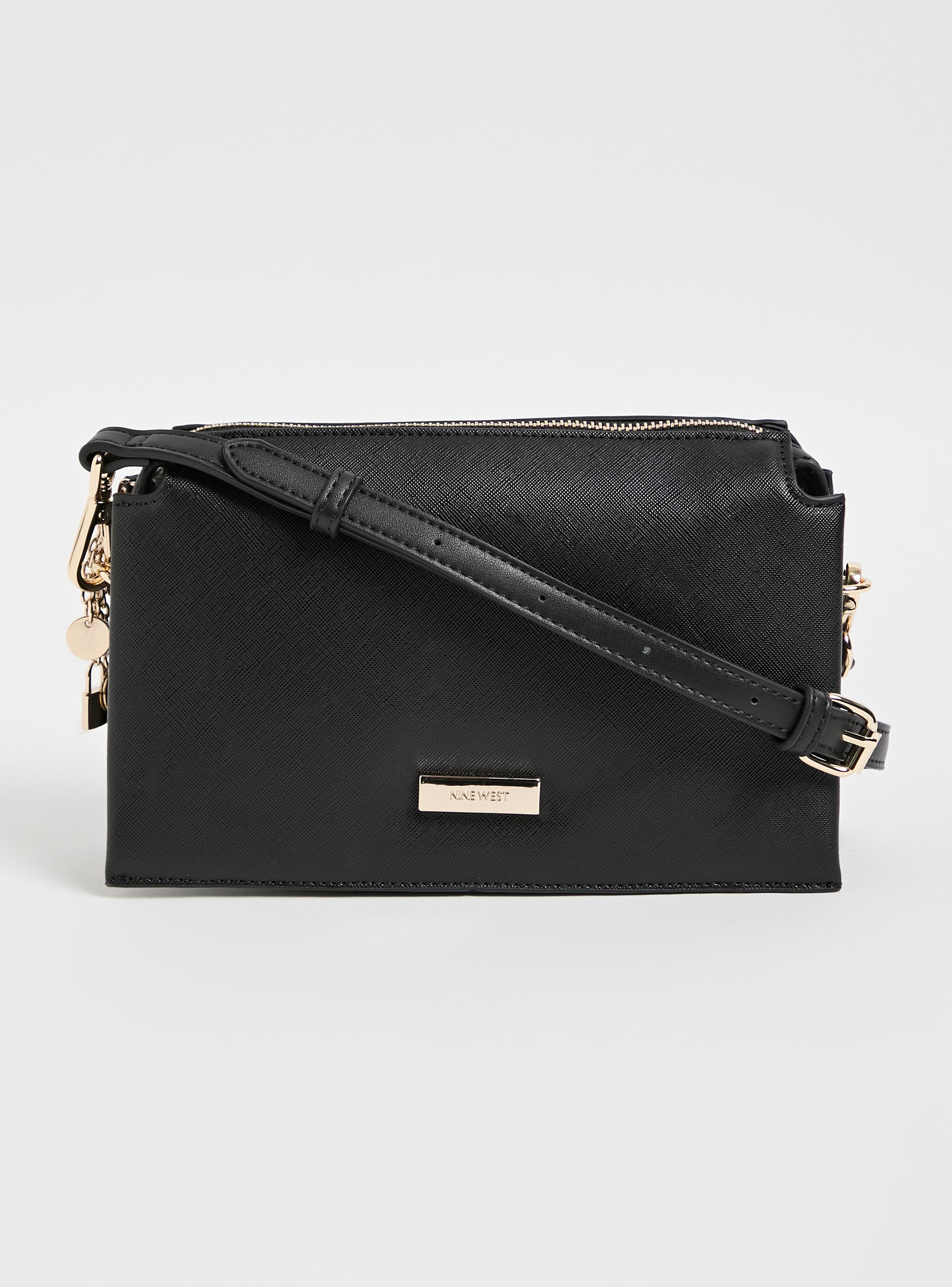 Cartera de Hombro Crossbody Placa Metálica-0