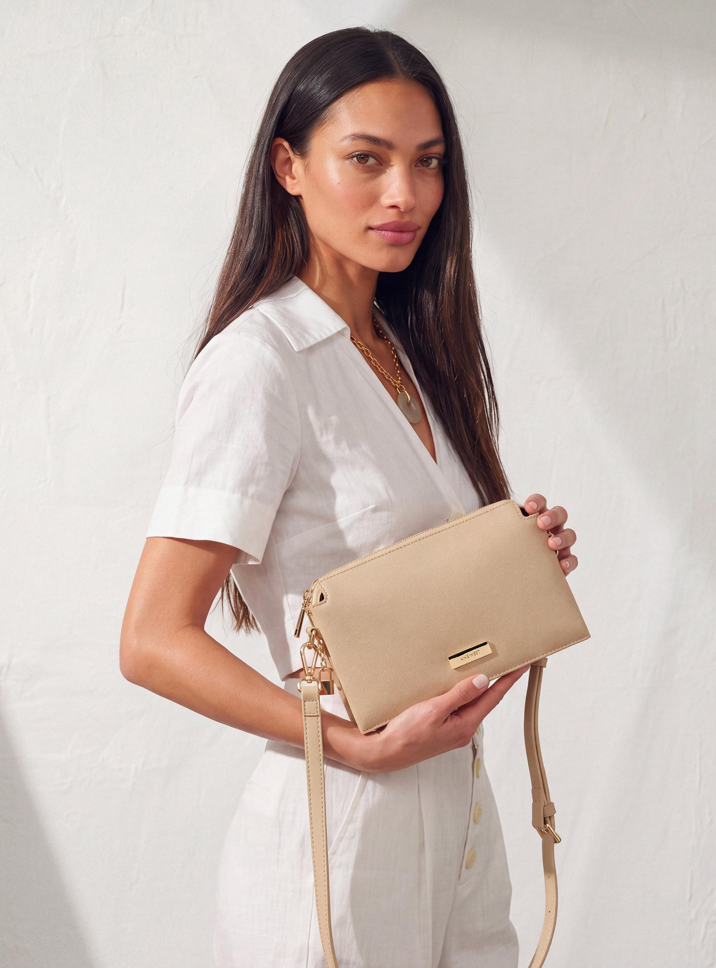 Cartera de Hombro Crossbody Placa Metálica-0