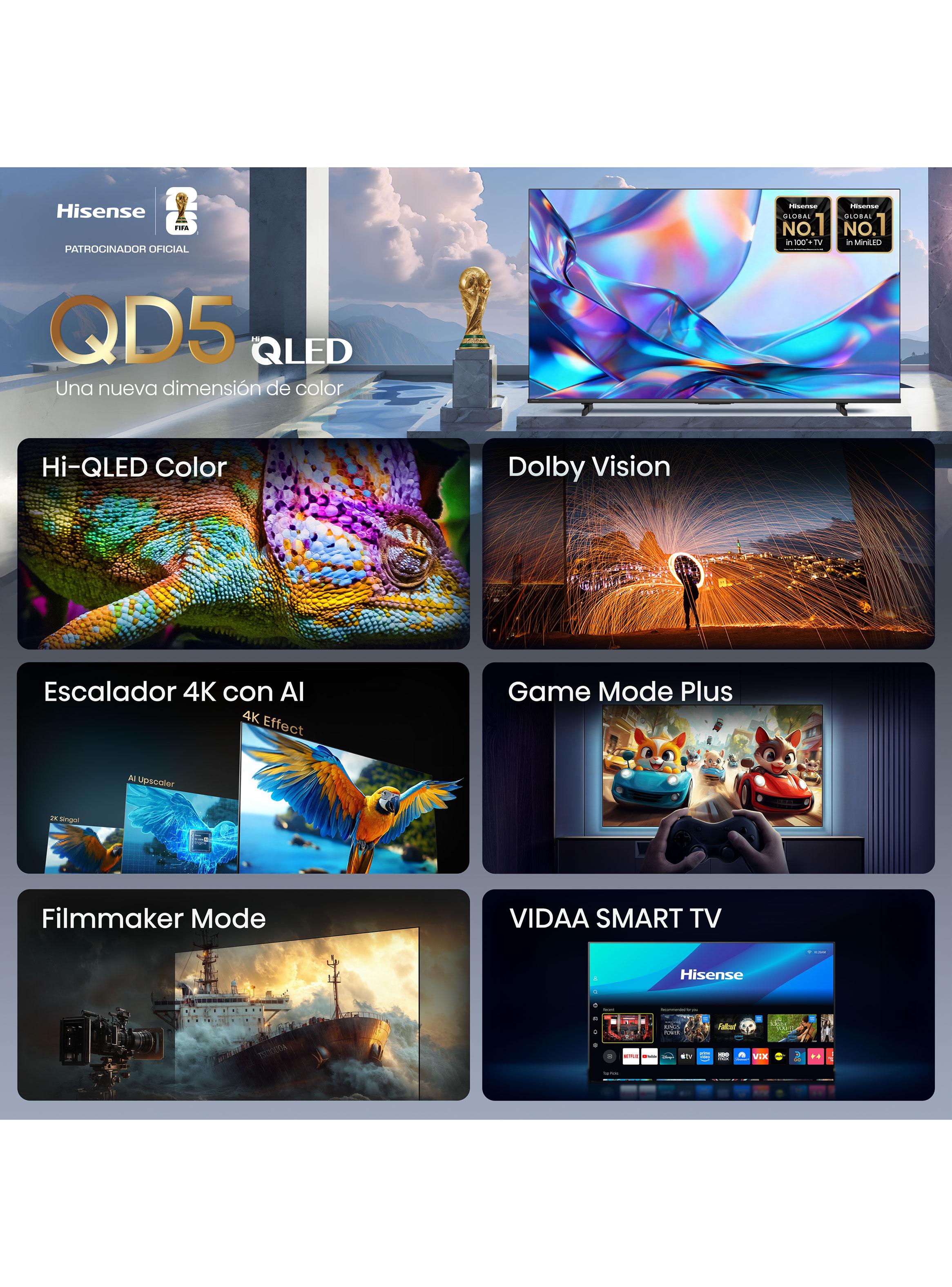 QLED Smart TV 43'' 4K UHD 43QD5SV-4