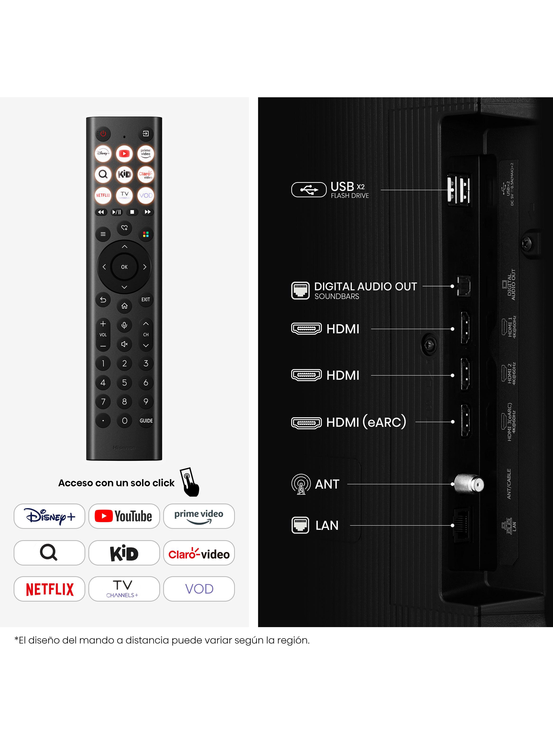 QLED Smart TV 43'' 4K UHD 43QD5SV-3
