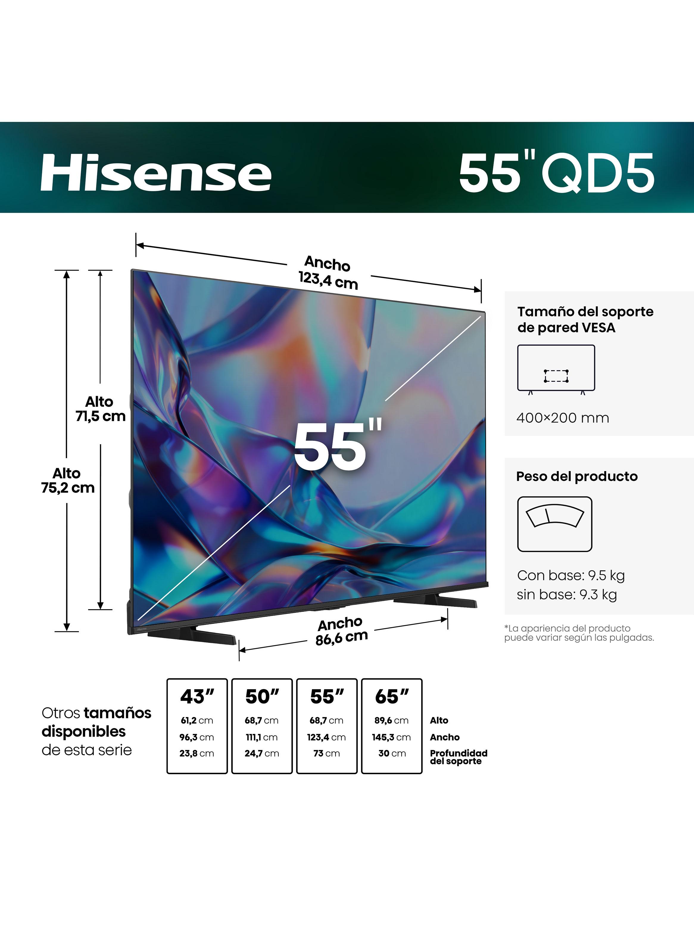 QLED Smart TV 55'' 4K UHD 55QD5SV-1