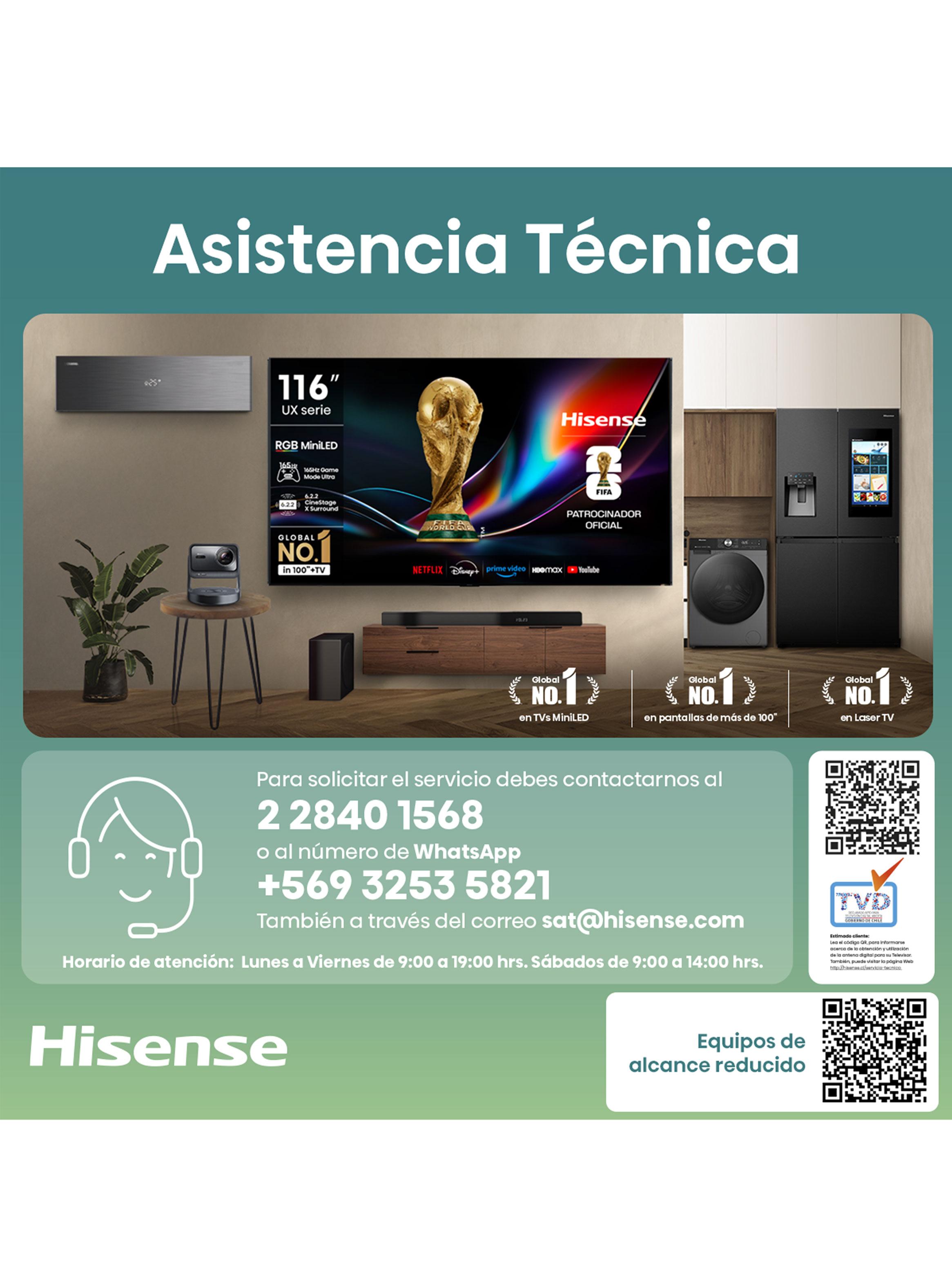 Mini LED Smart TV 55'' 4K UHD 55U6ESV-10
