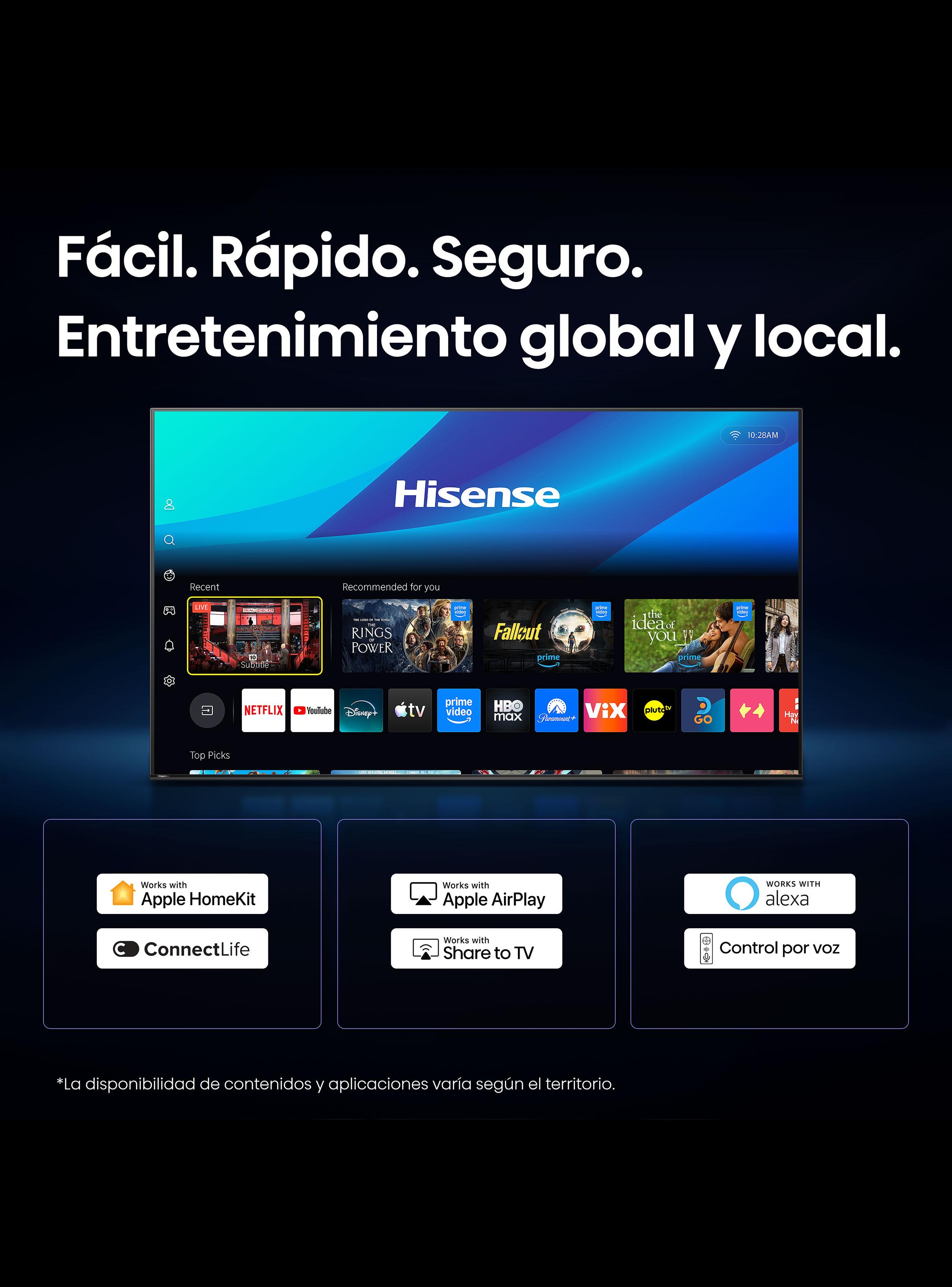 Mini LED Smart TV 65'' 4K UHD 65U6ESV-7