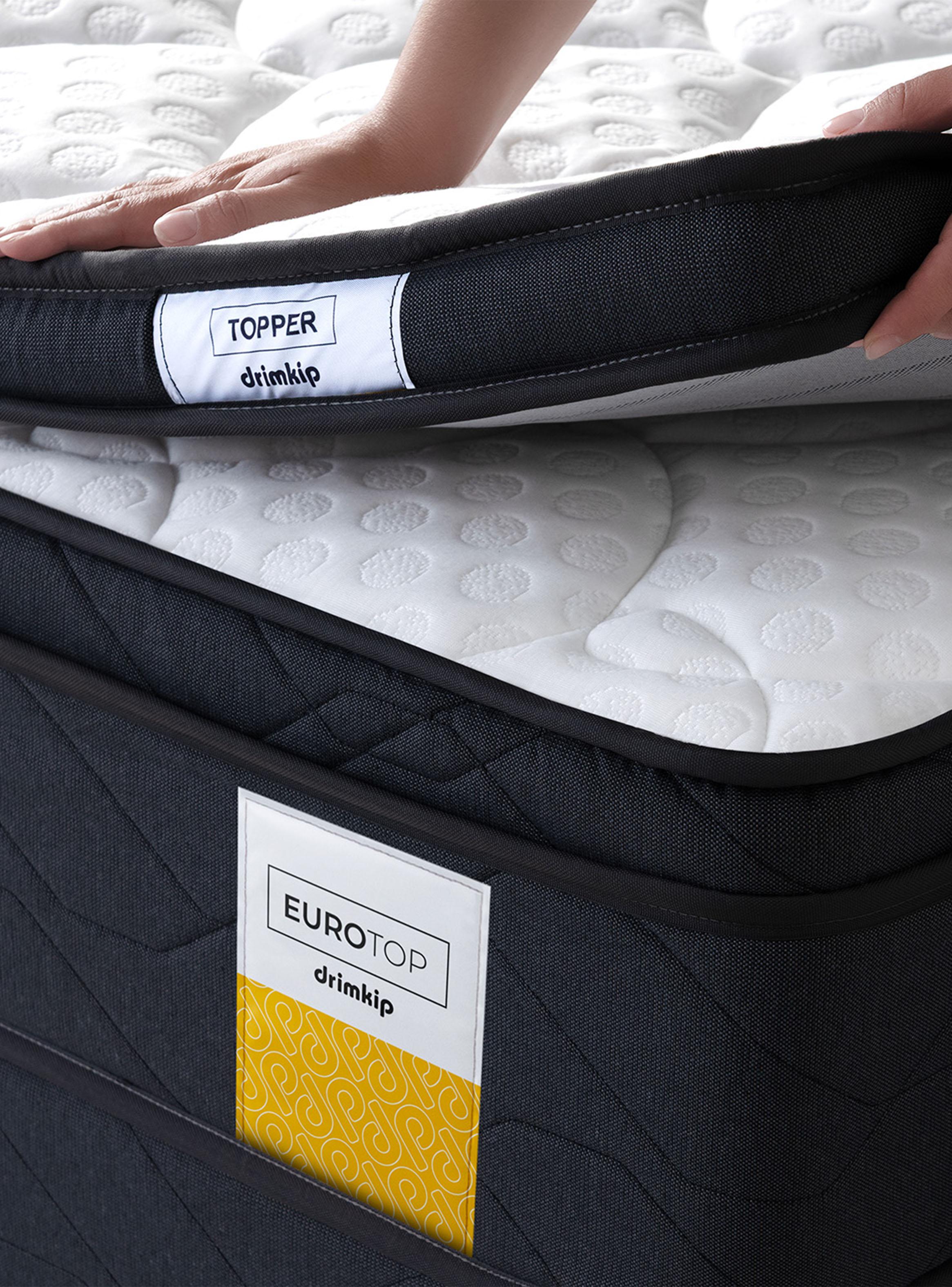 Topper 2 Plazas Plus Gris-3