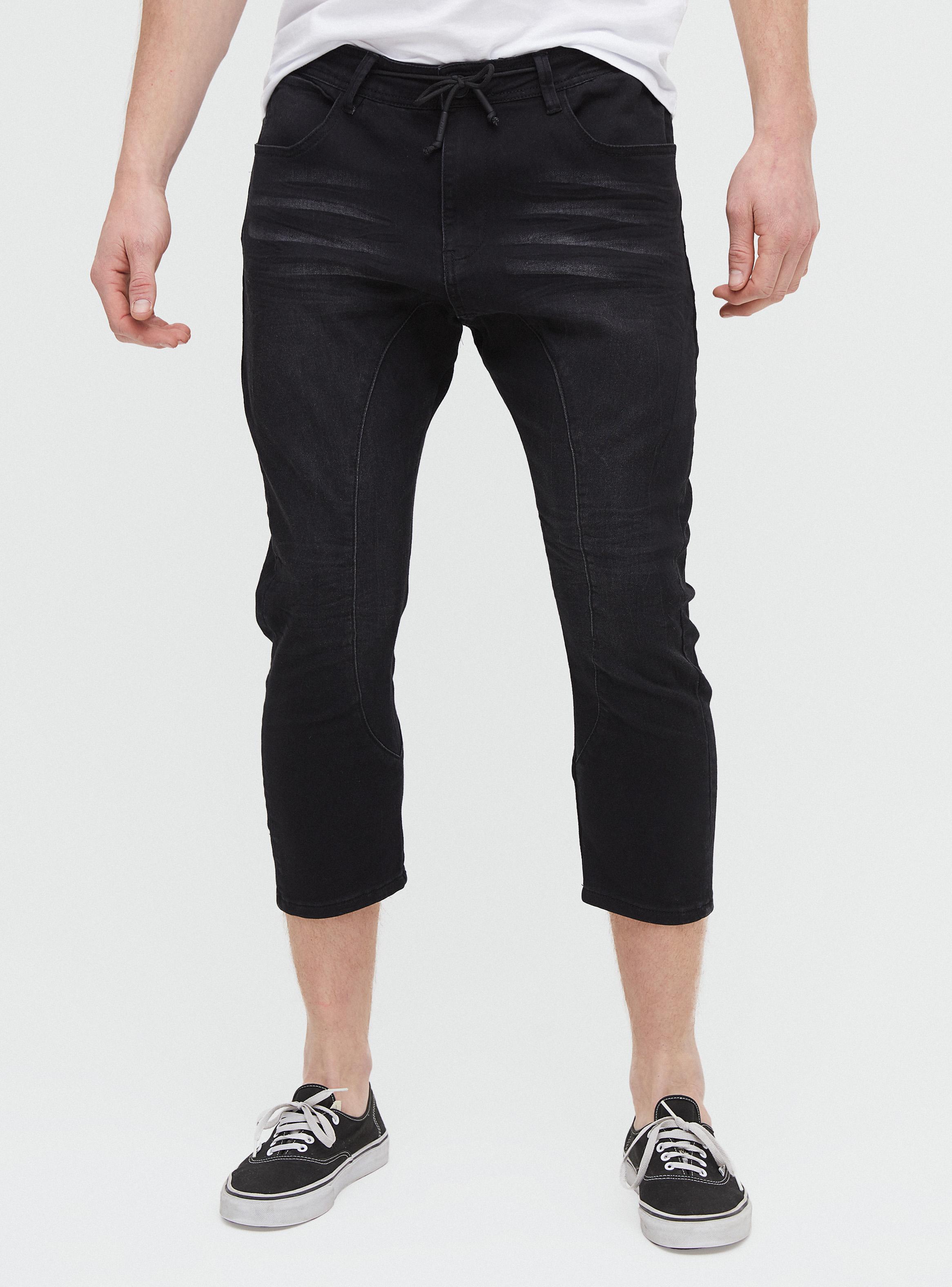 Jeans Tapered Super Crop Negro JJO-0