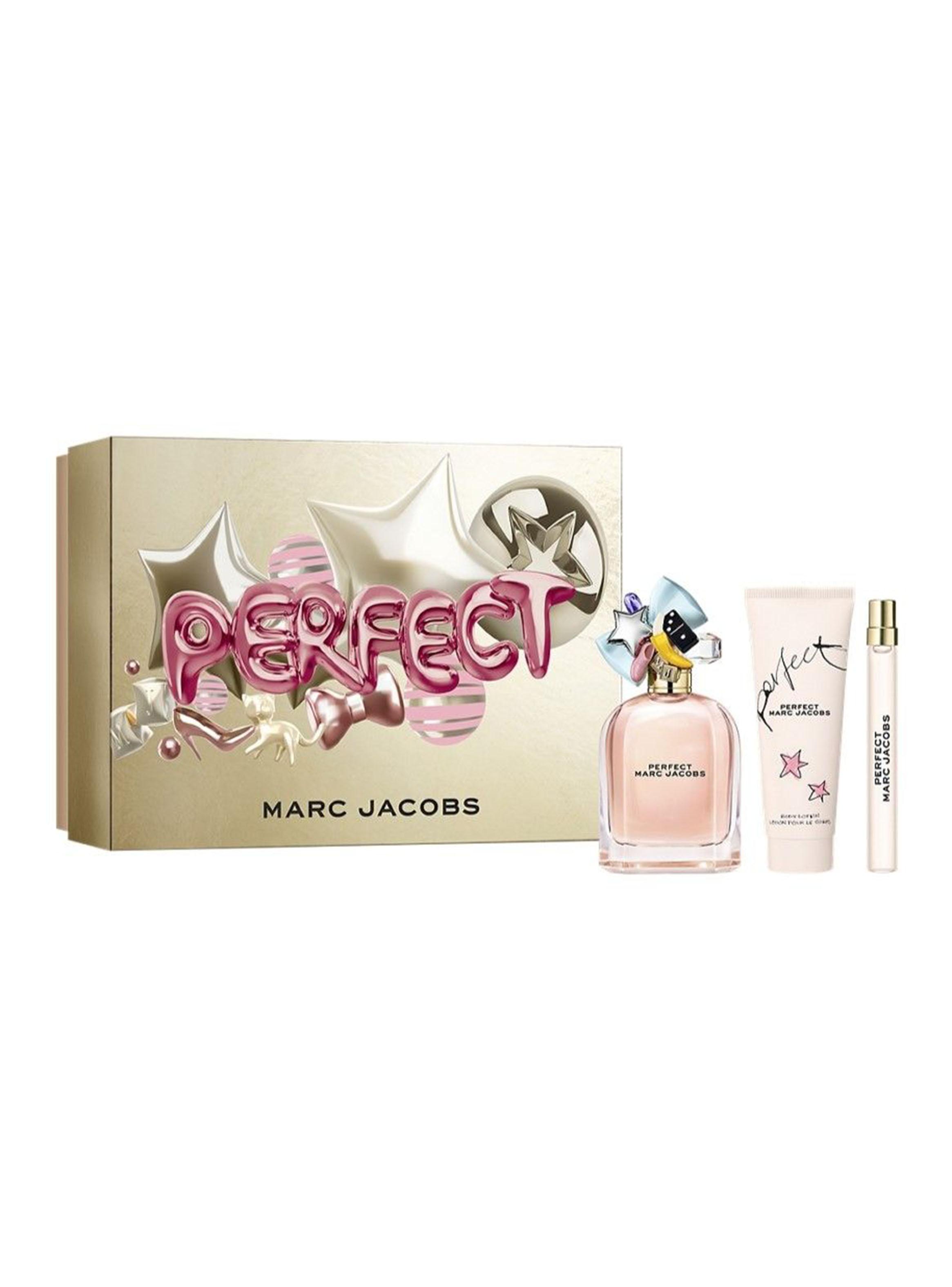 Set Perfume Perfect EDP Mujer 100 ml + Pen Spray 10 ml  + Body Lotion 75 ml-1