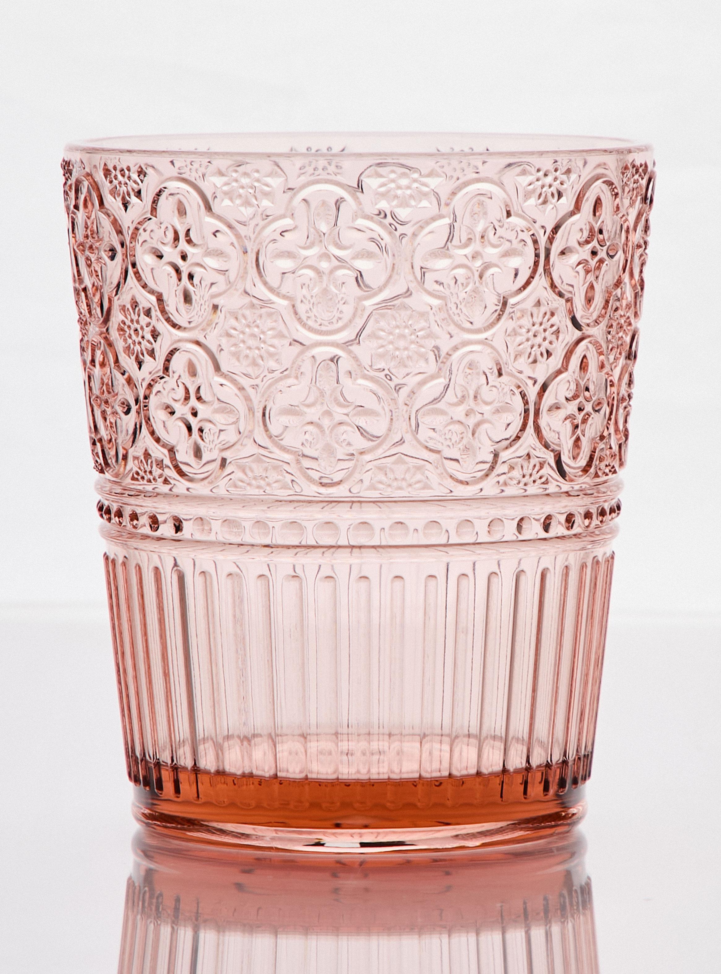 Set de 4 Vasos Bajo Acrílico-1