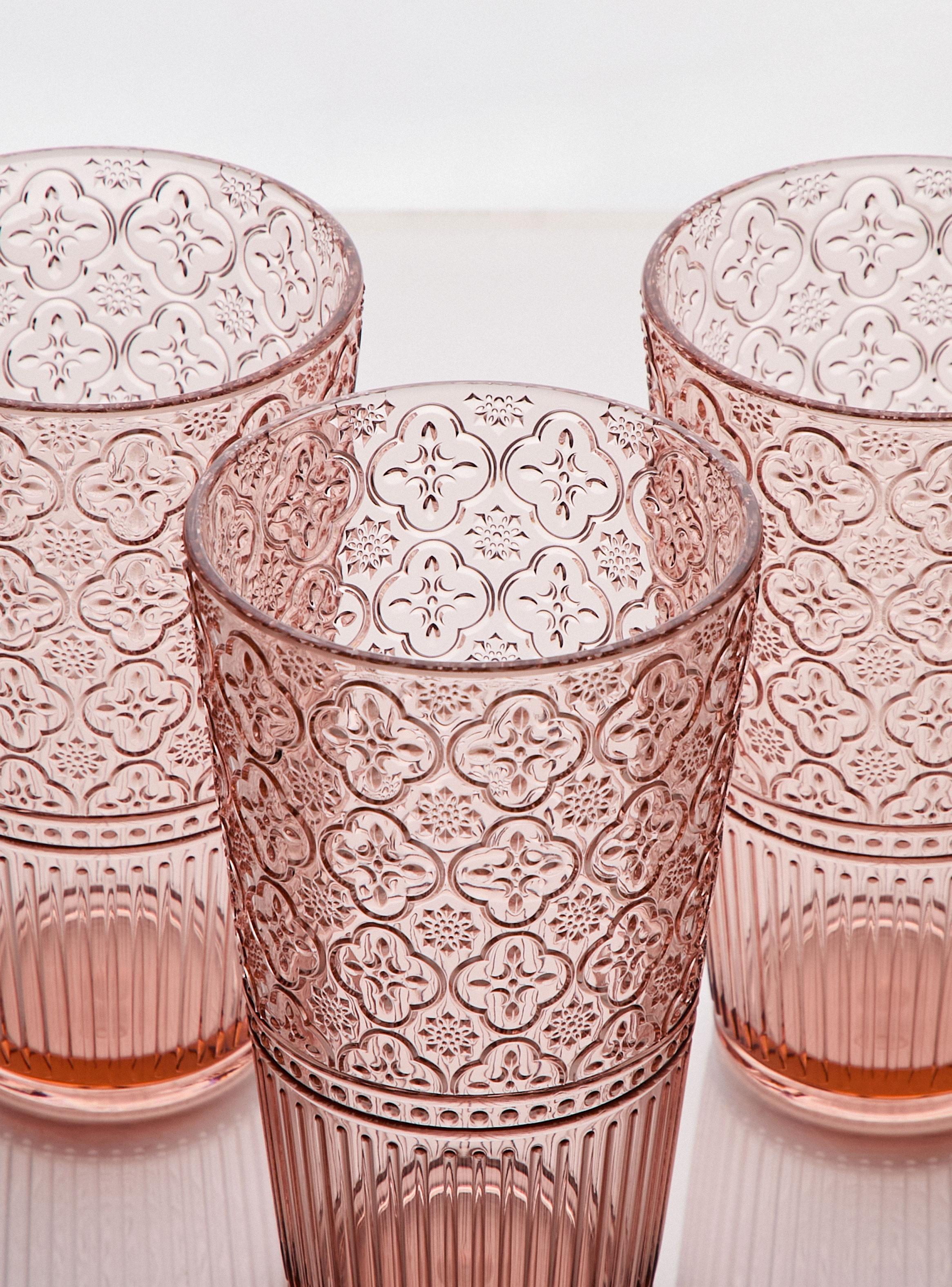 Set de 4 Vasos Alto Acrílico-2