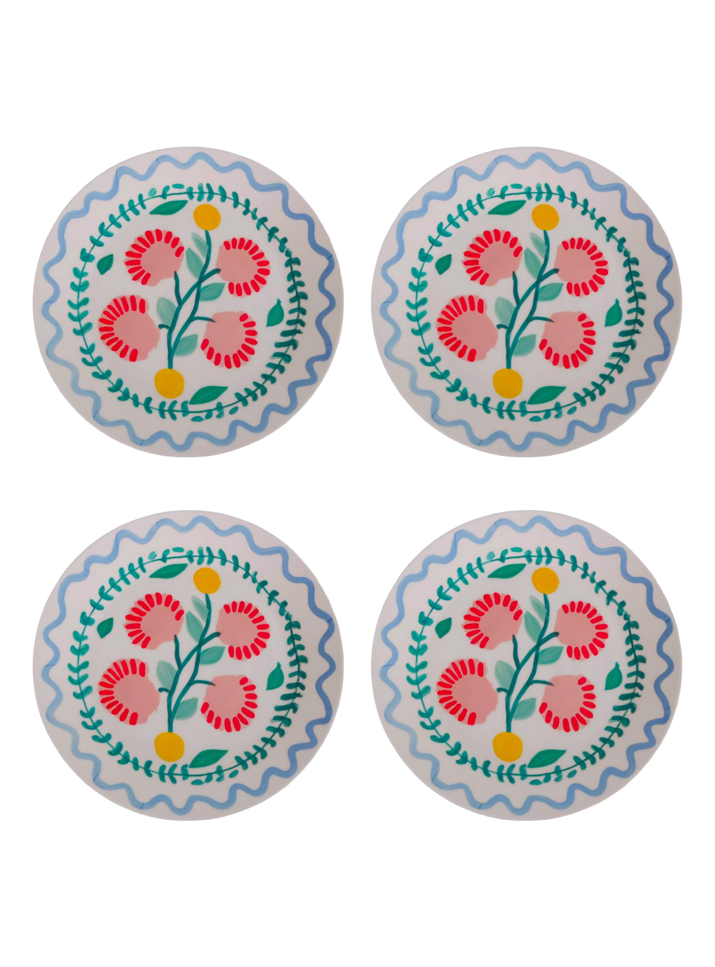 Set de 4 Platos Principal Diseño-0