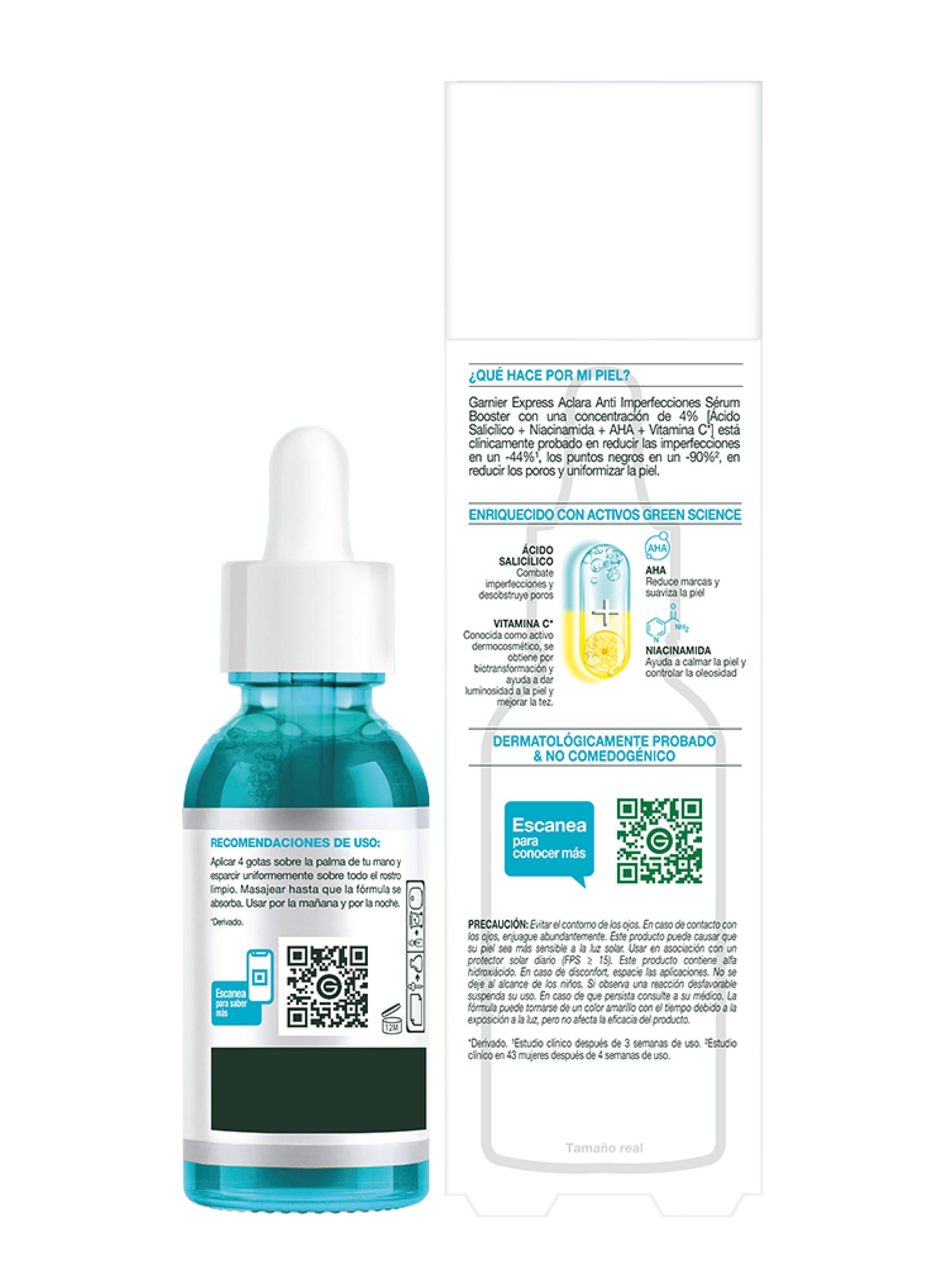 Serum Booster Garnier Anti-Imperfecciones Express Aclara 30 ml-2